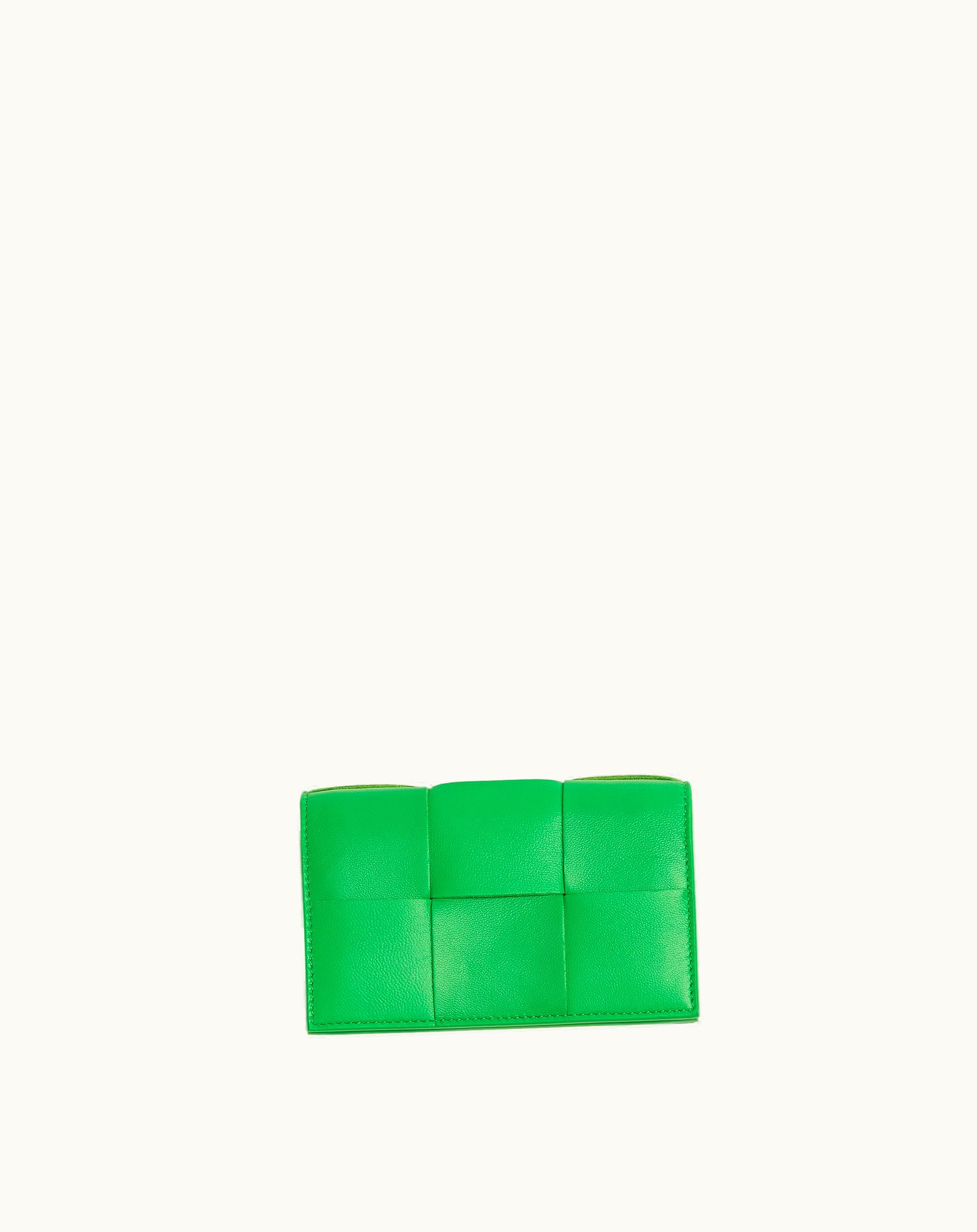 Bottega Veneta Bottega Veneta Women's Cassette Business Card Case In Parakeet