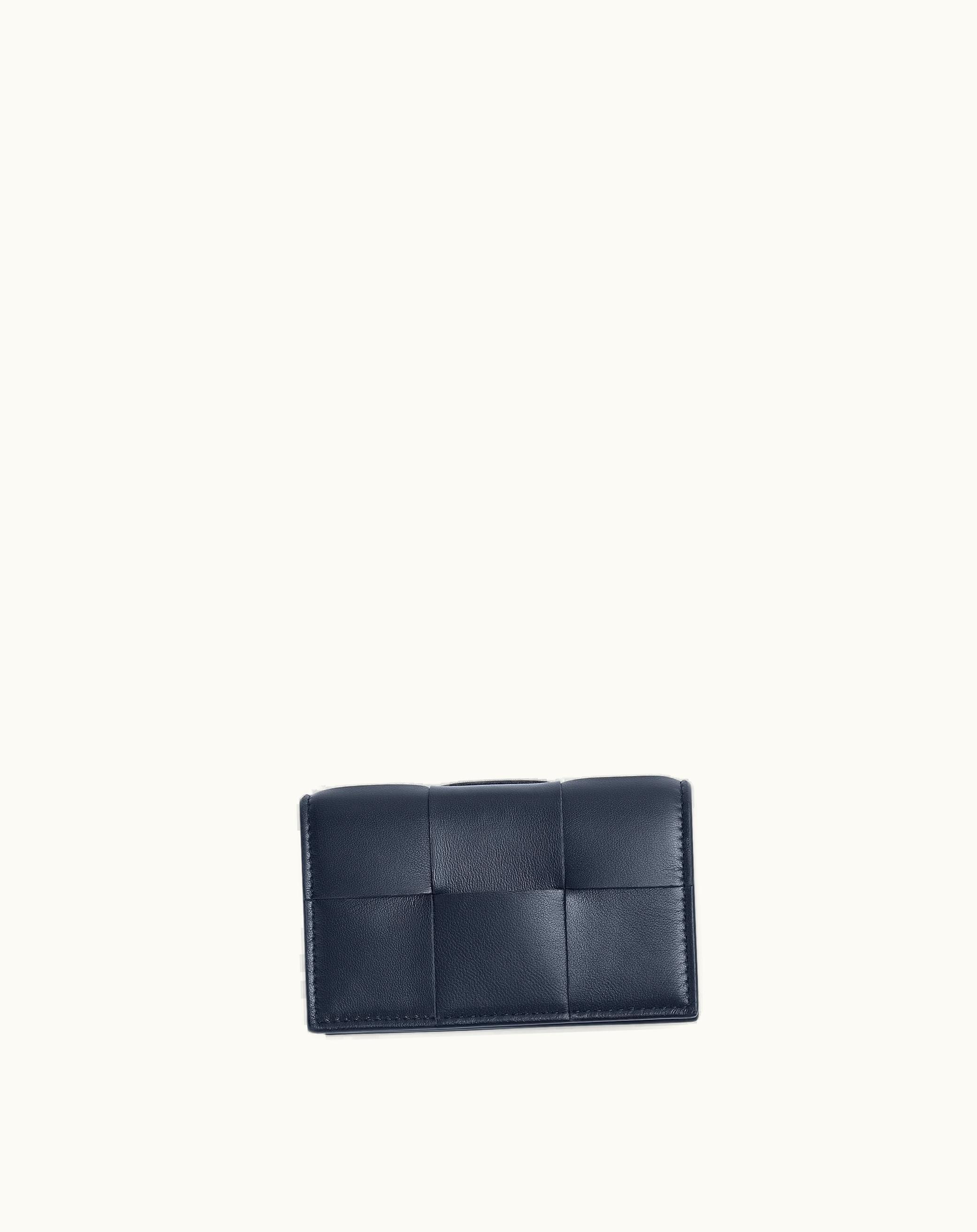 Bottega Veneta Bottega Veneta Women's Cassette Business Card Case In Space