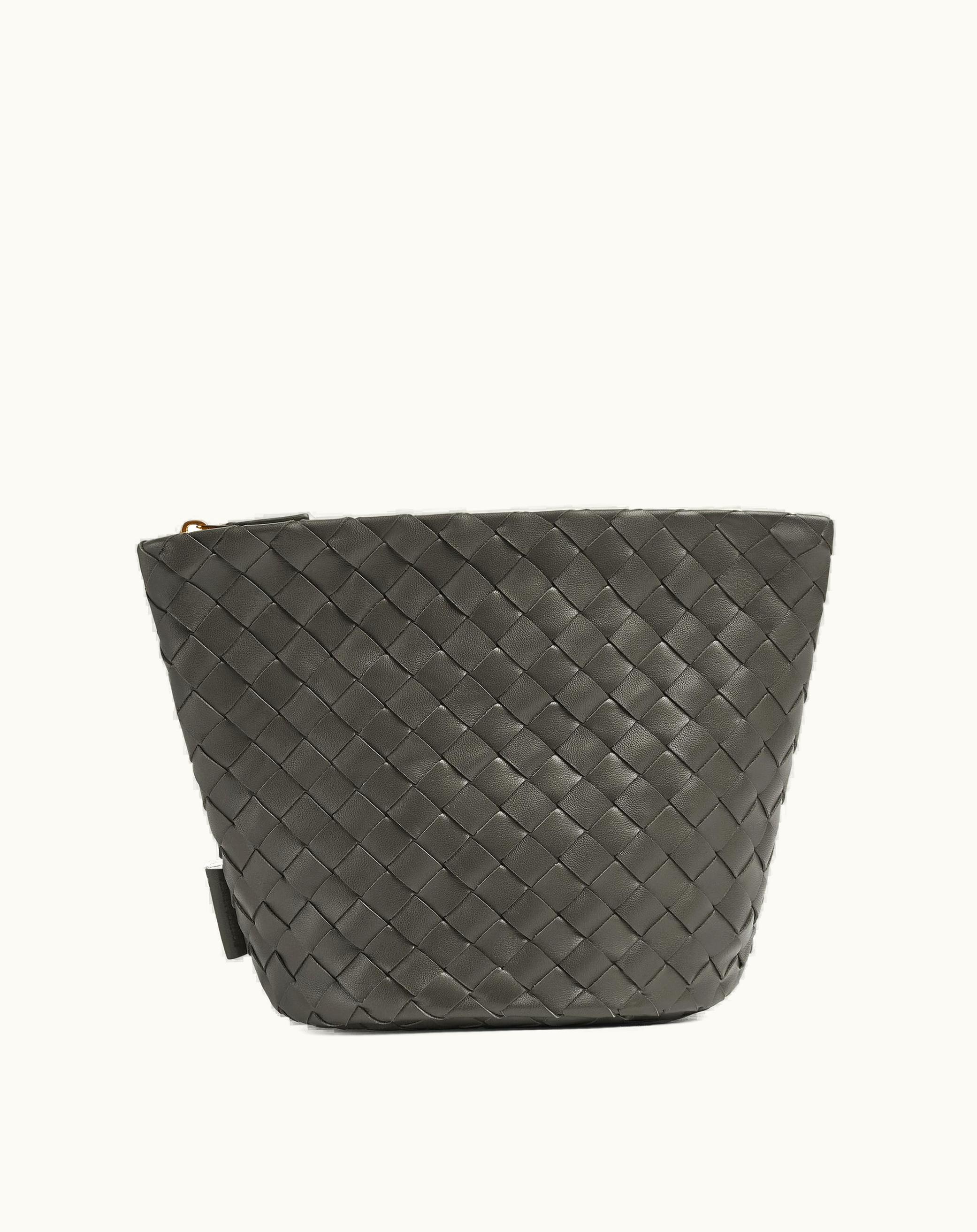 Bottega Veneta Bottega Veneta Women's Medium Intrecciato Bucket Pouch In Light Graphite
