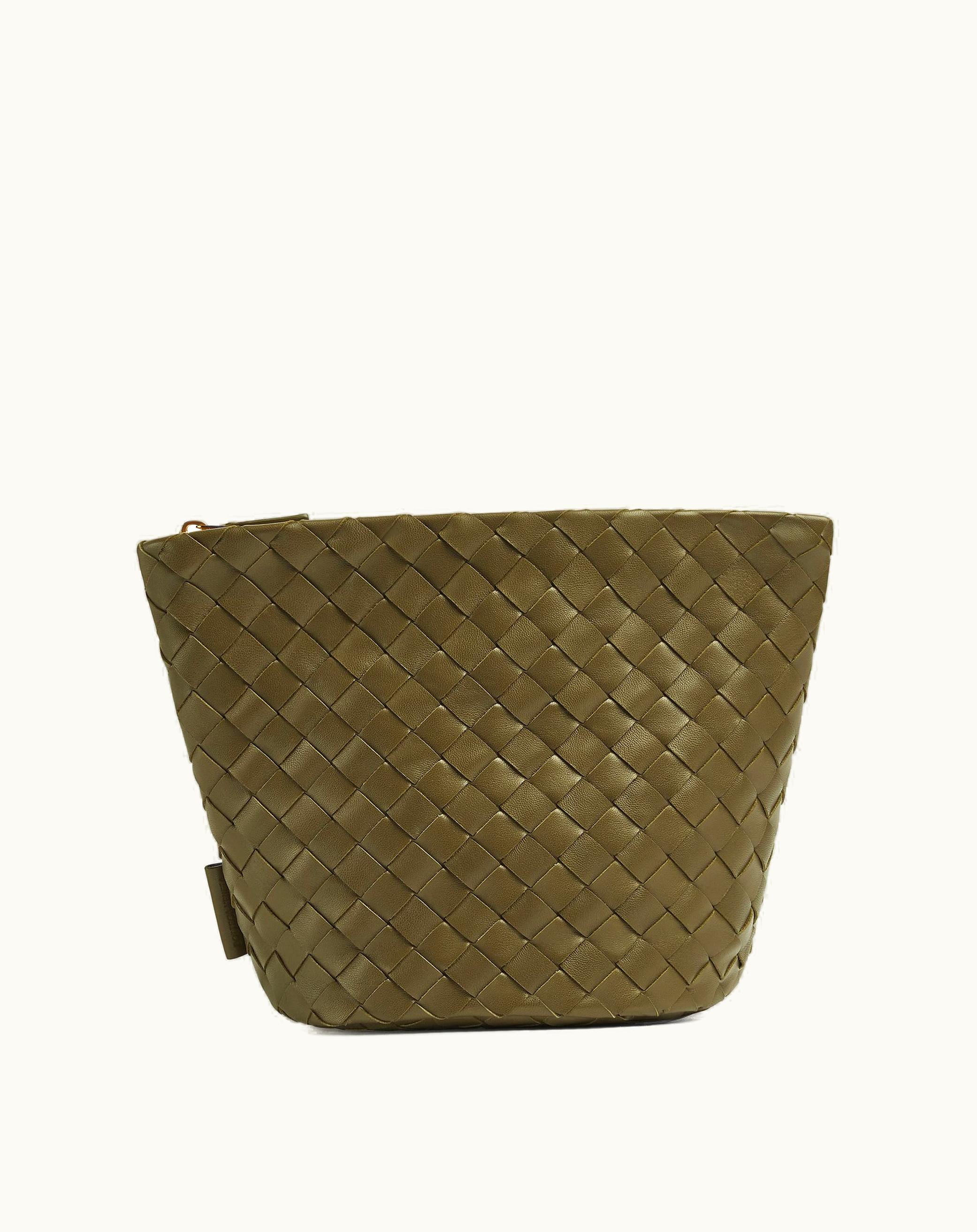 Bottega Veneta Bottega Veneta Women's Medium Intrecciato Bucket Pouch In Mud
