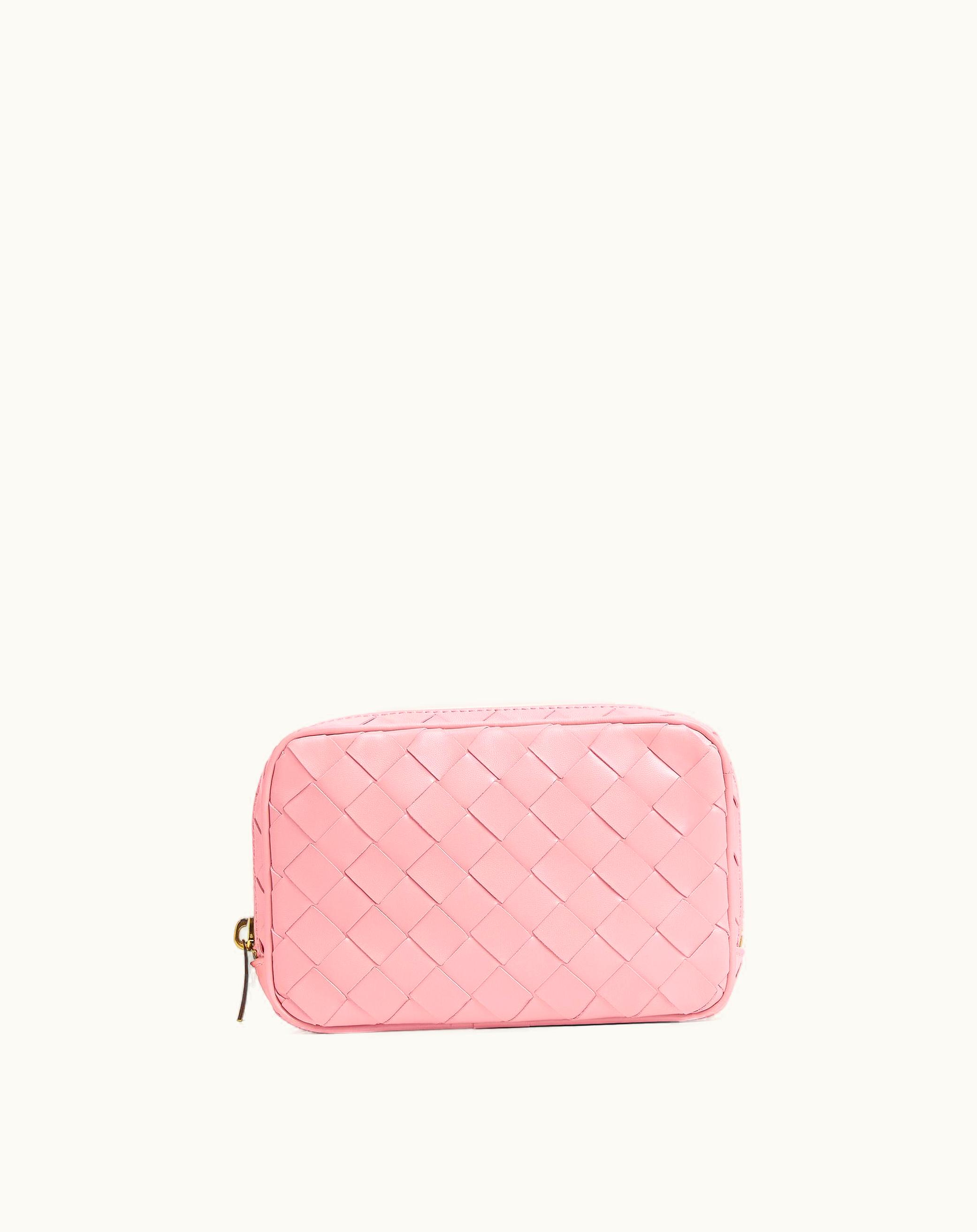 Bottega Veneta Bottega Veneta Women's Small Intrecciato Zippered Pouch In Ribbon