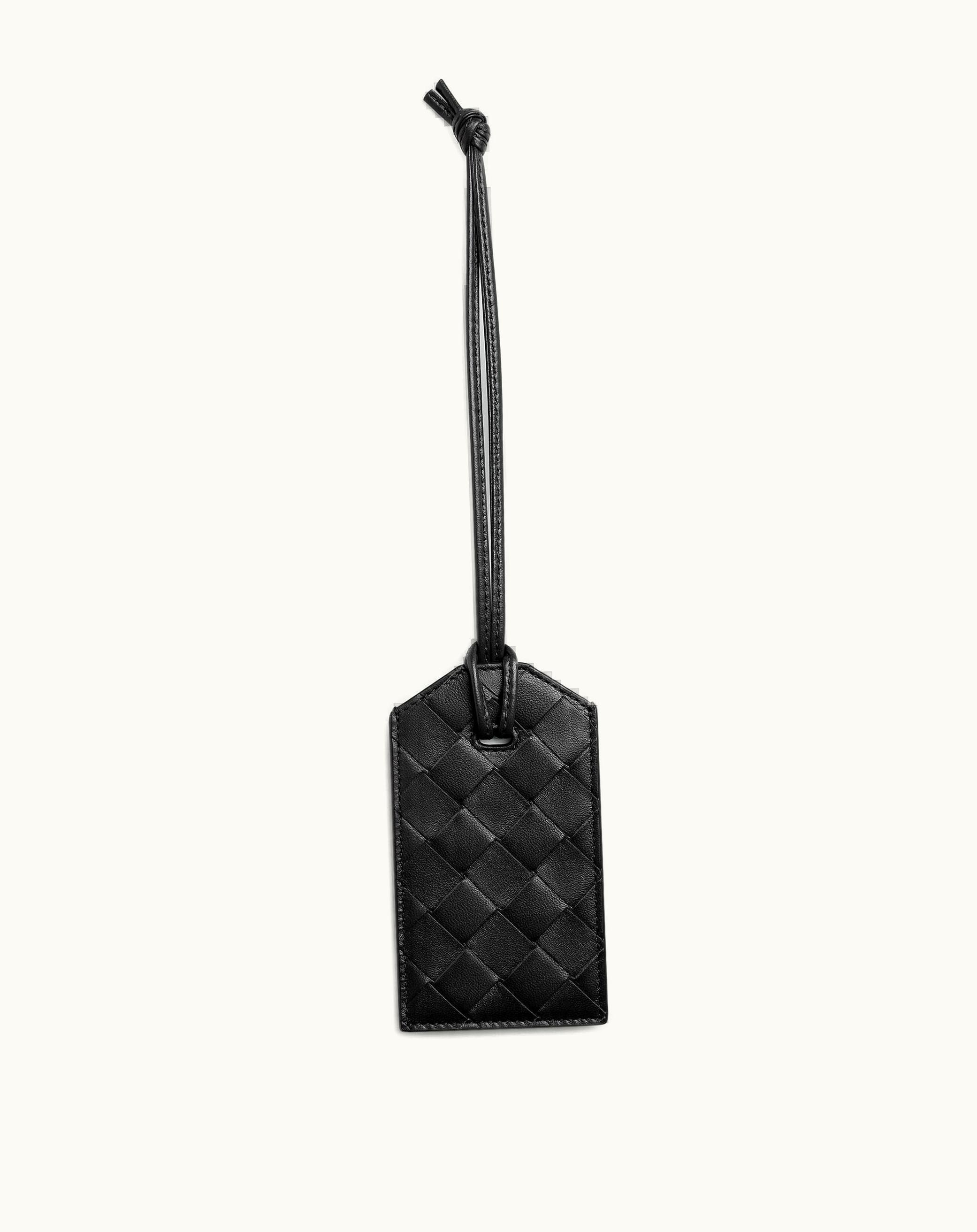 Bottega Veneta Bottega Veneta Women's Intrecciato Tag Holder In Black