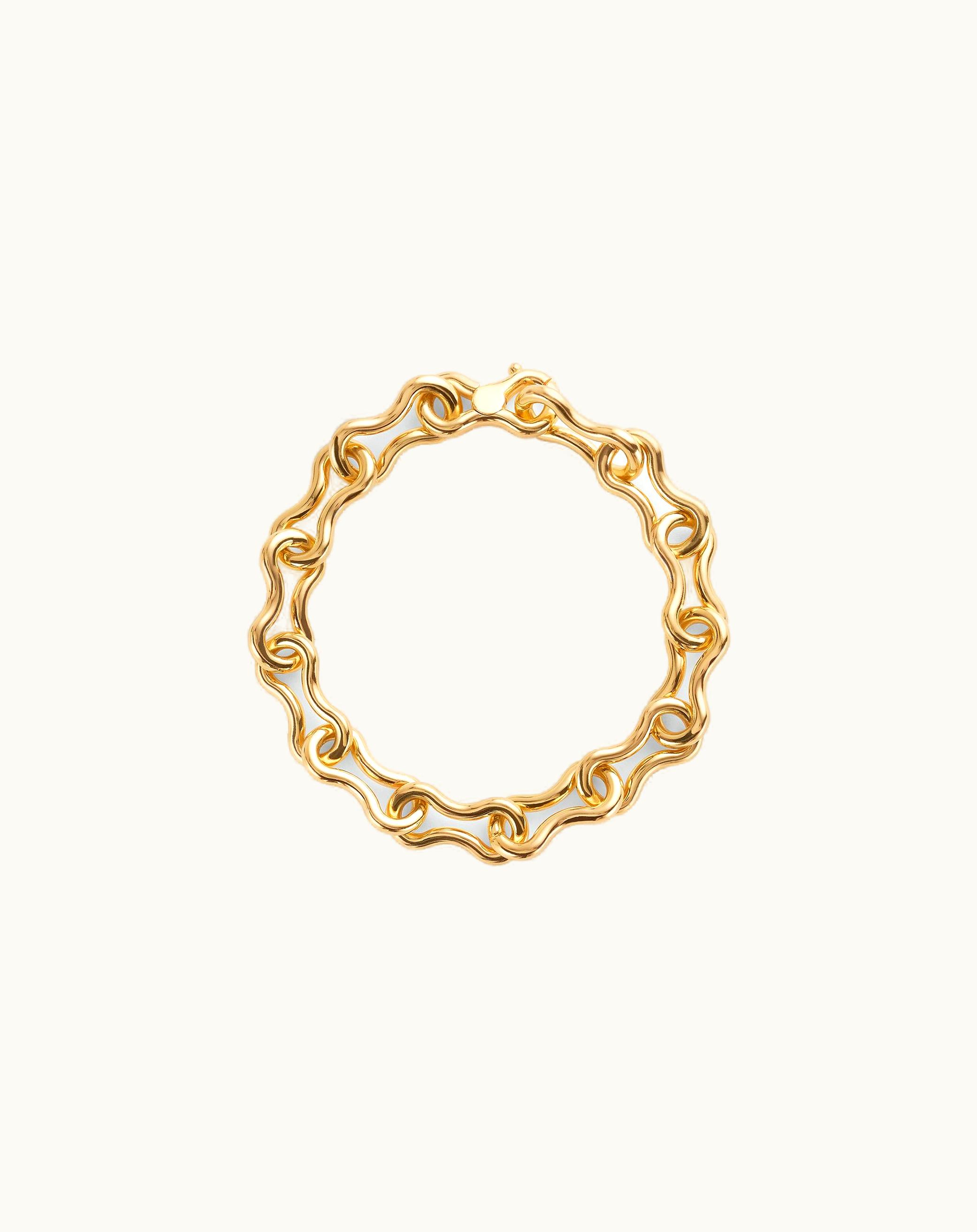 Bottega Veneta Bottega Veneta Women's Nest Chain Bracelet In Yellow Gold
