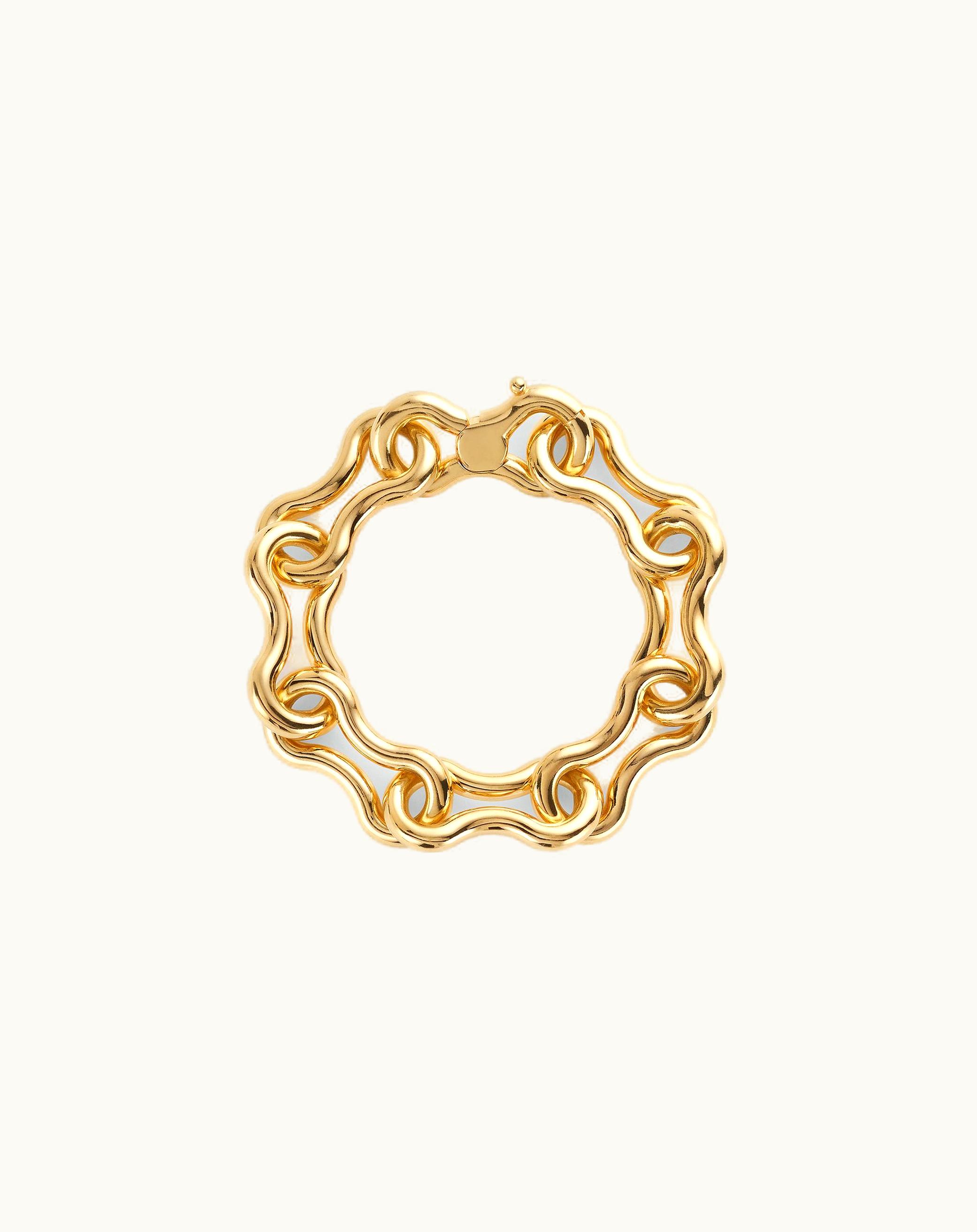 Bottega Veneta Bottega Veneta Women's Nest Chain Bracelet In Yellow Gold Yellow gold