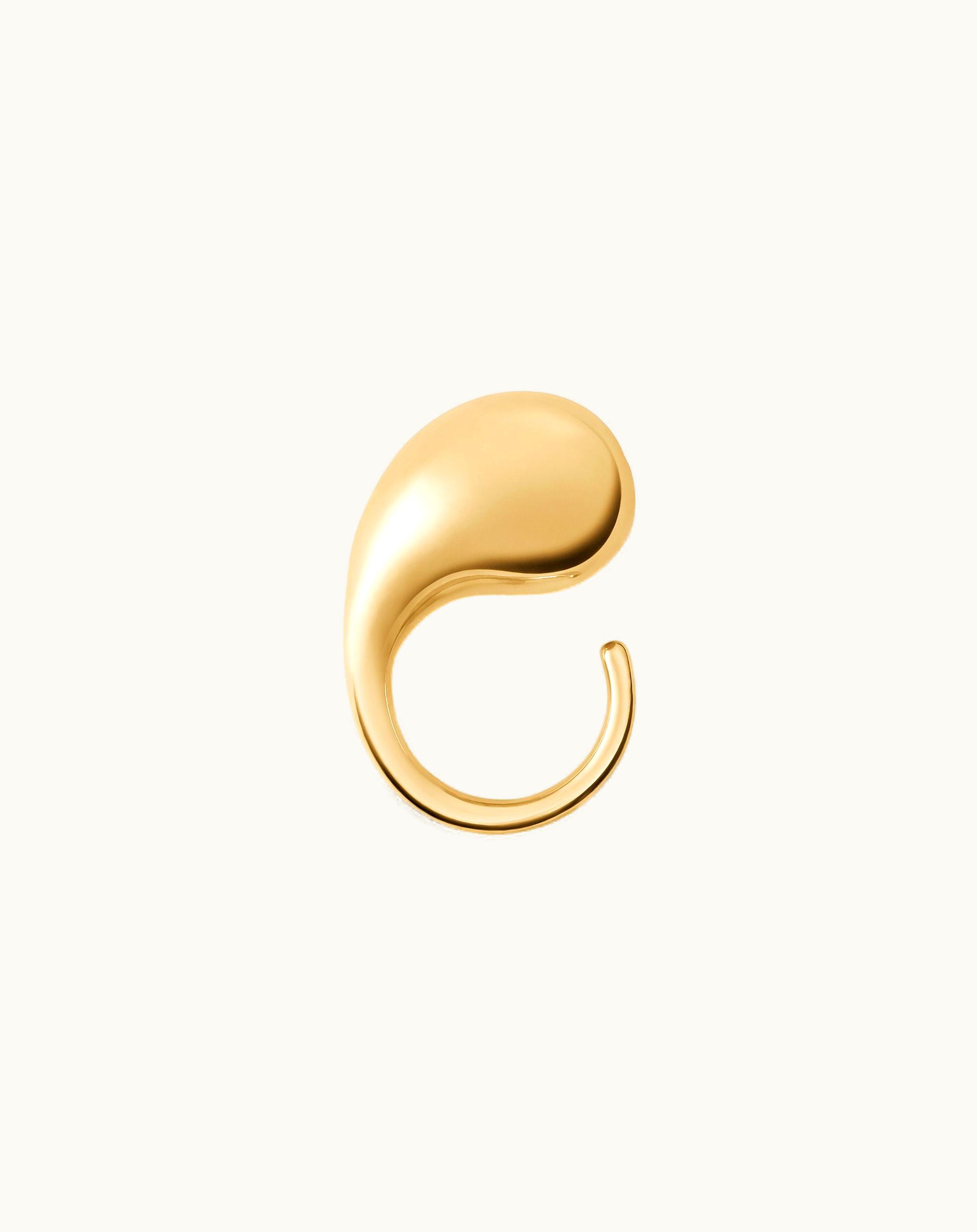 Bottega Veneta Bottega Veneta Women's Drop Ring In Yellow Gold