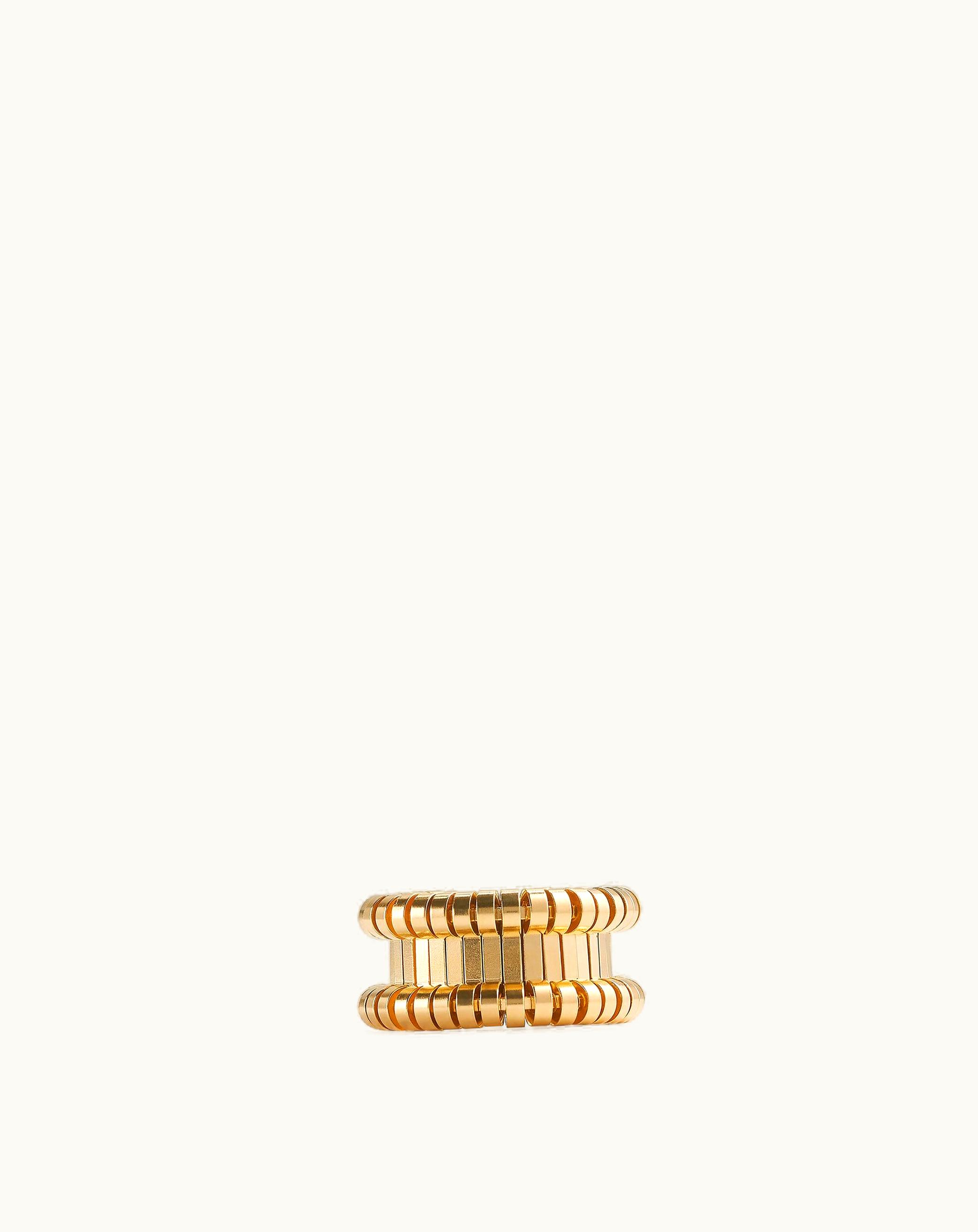 Bottega Veneta Bottega Veneta Women's Staple Ring In Yellow Gold