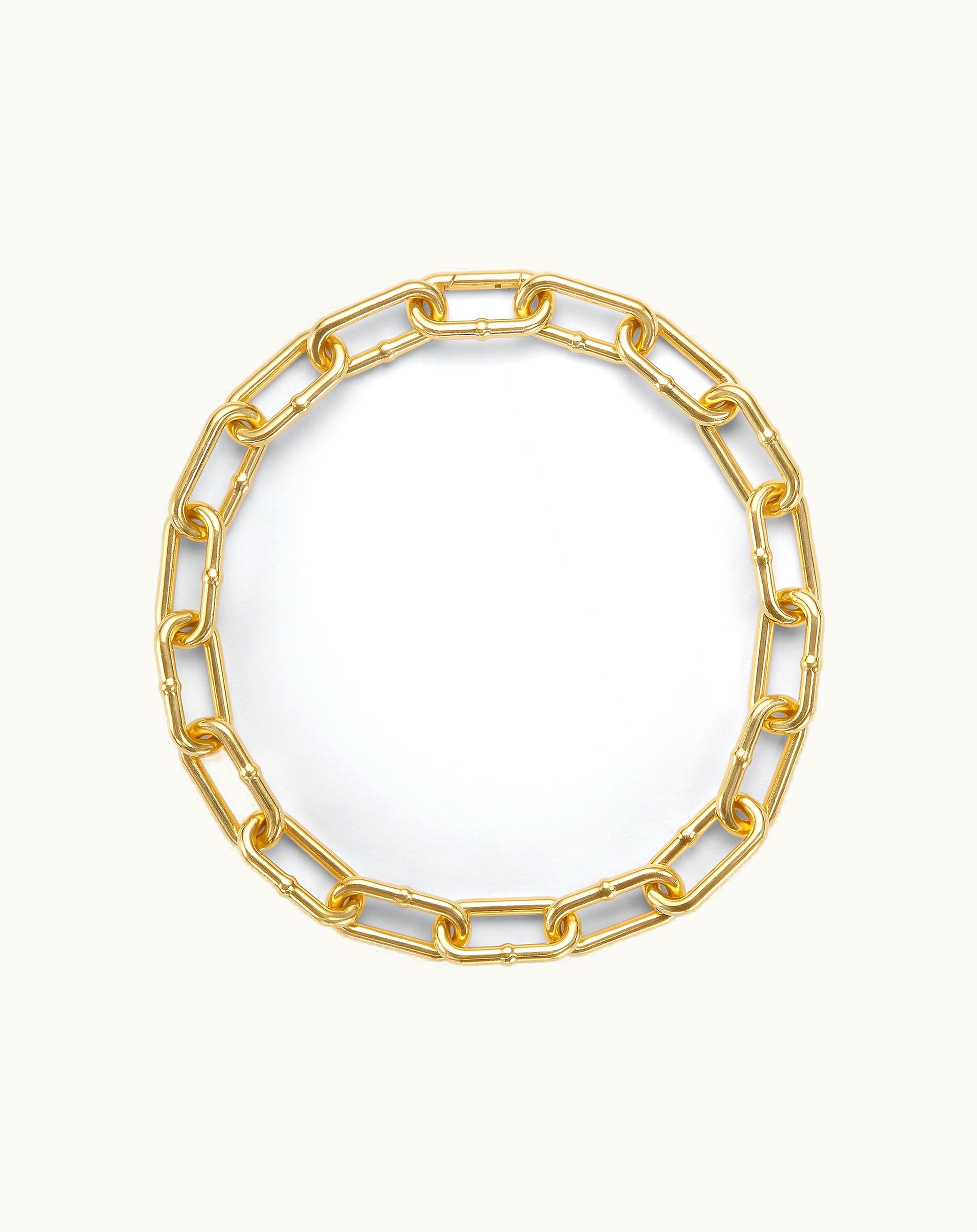 Bottega Veneta Bottega Veneta Women's Chain Necklace In Yellow Gold