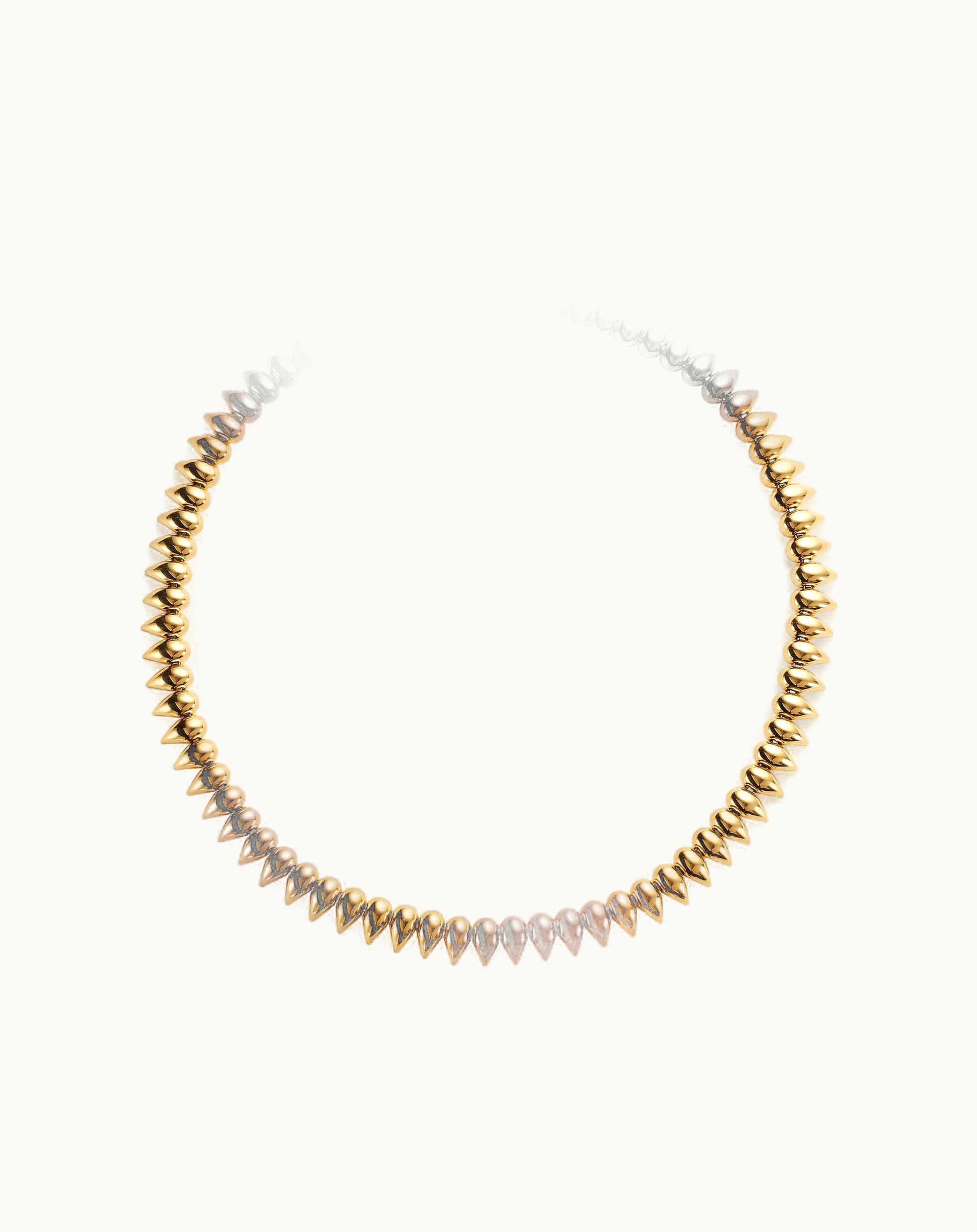 Bottega Veneta Bottega Veneta Women's Drop Necklace In Yellow Gold 813256736