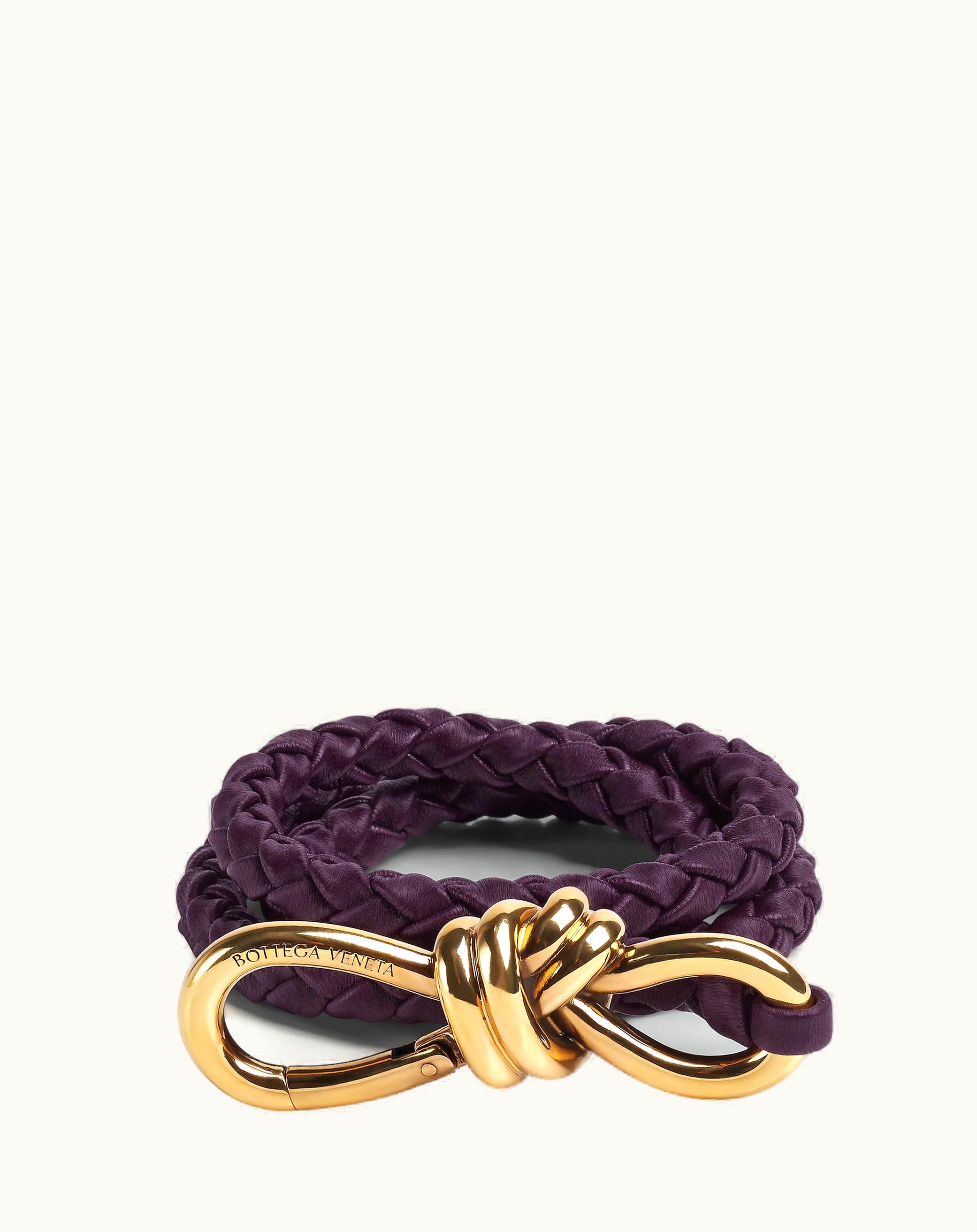 Bottega Veneta Bottega Veneta Women's Andiamo Belt In Dark Mystic