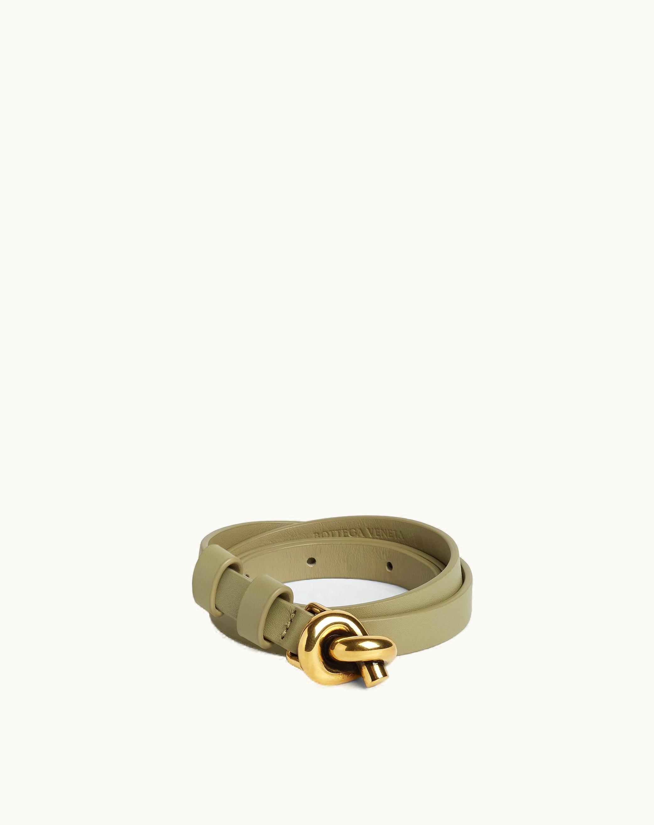 Bottega Veneta Bottega Veneta Women's Small Knot Belt In Travertine