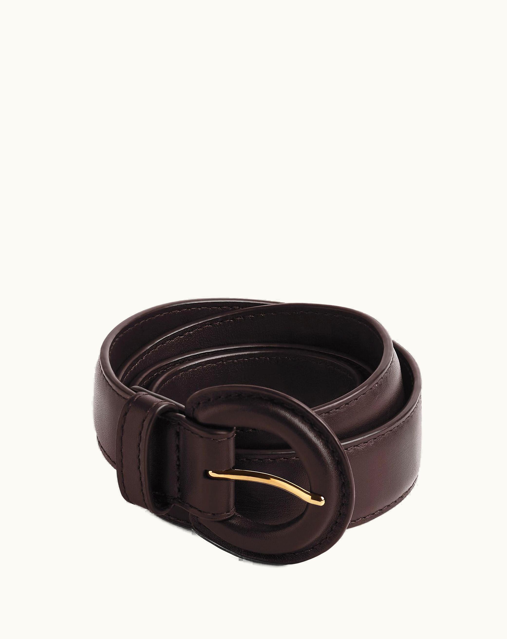Bottega Veneta Bottega Veneta Women's Covered Buckle Belt In Fondant