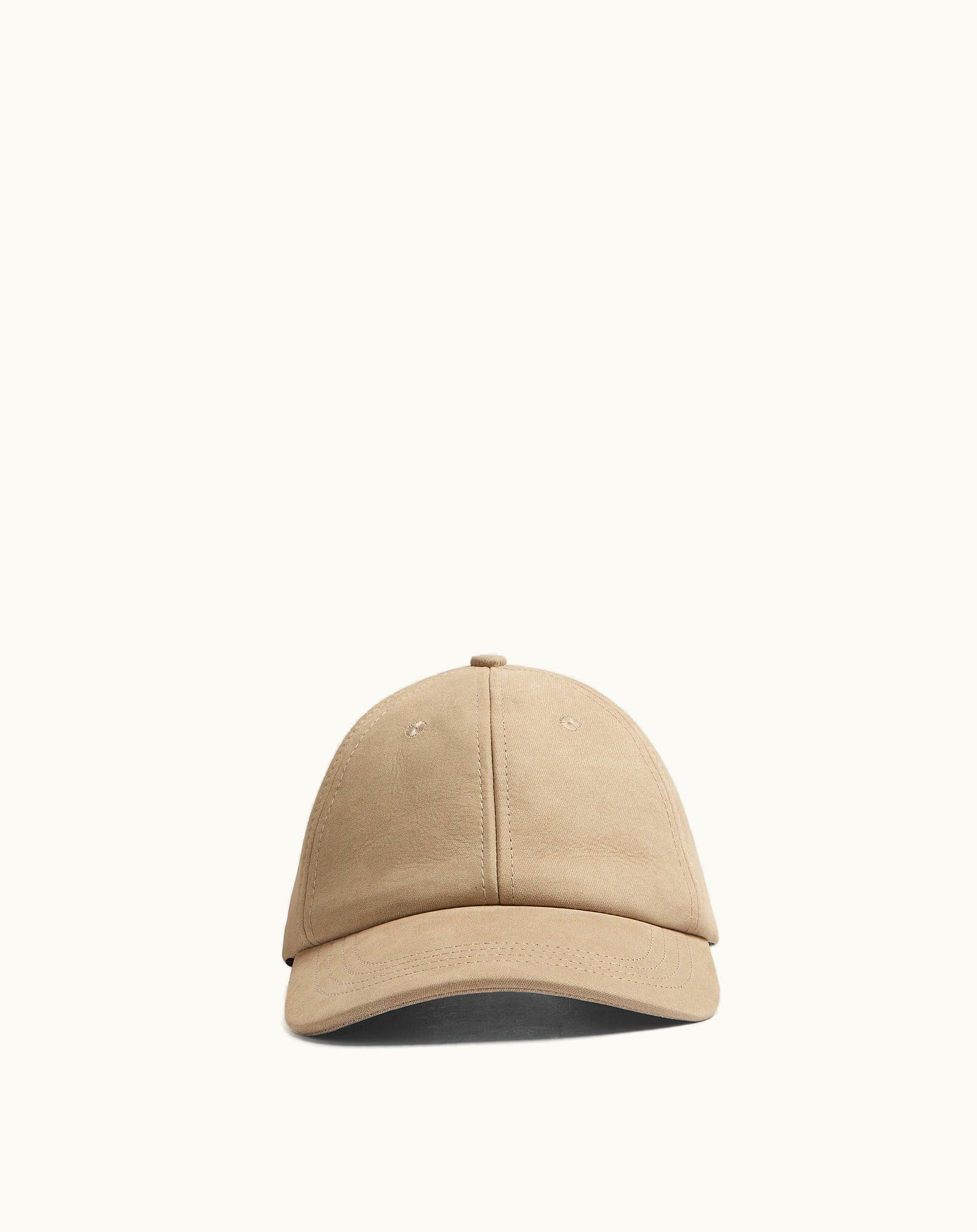 Bottega Veneta Bottega Veneta Women's Printed Leather Cap In Light Beige