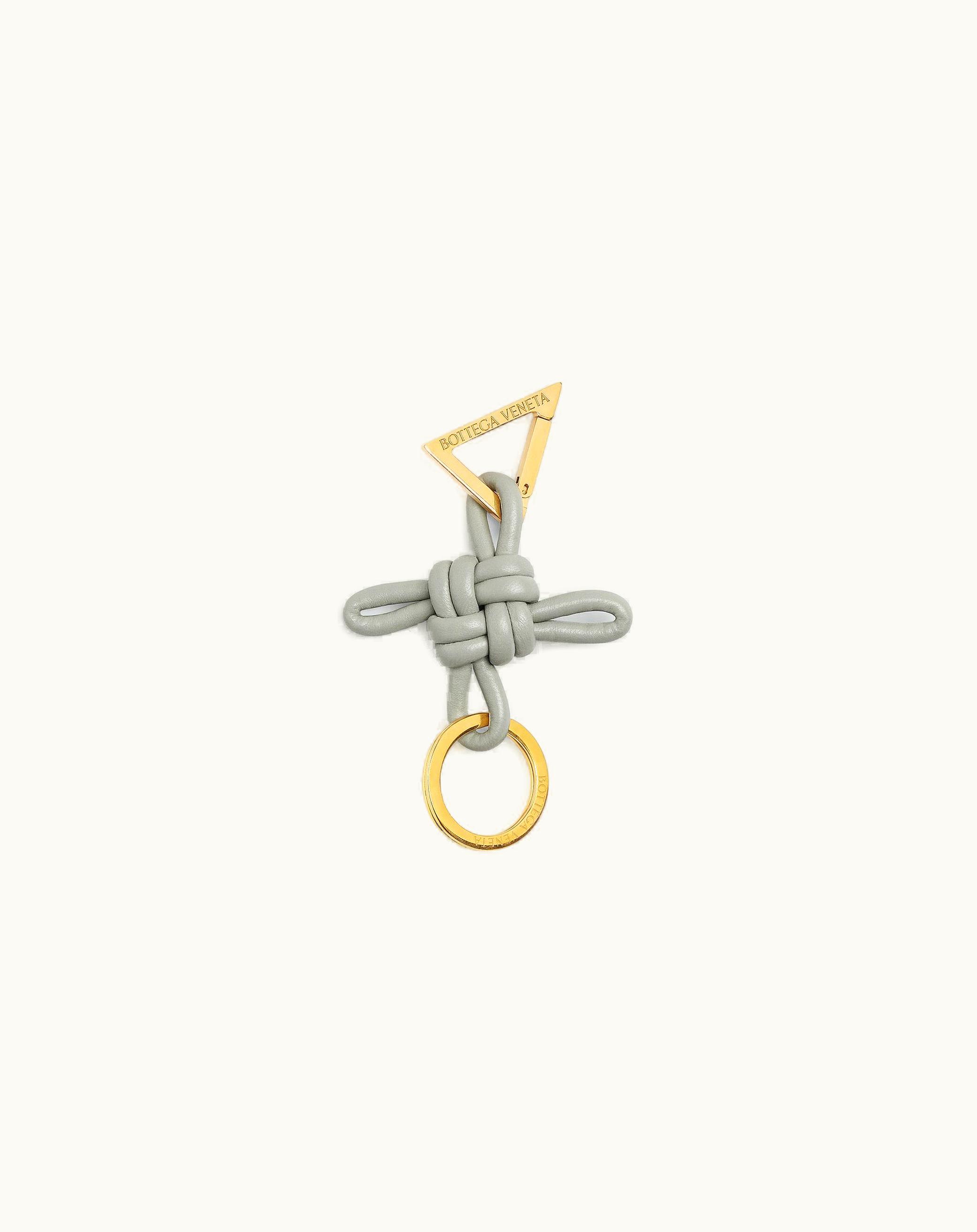 Bottega Veneta Bottega Veneta Women's Triangle Key Ring In Agate Grey