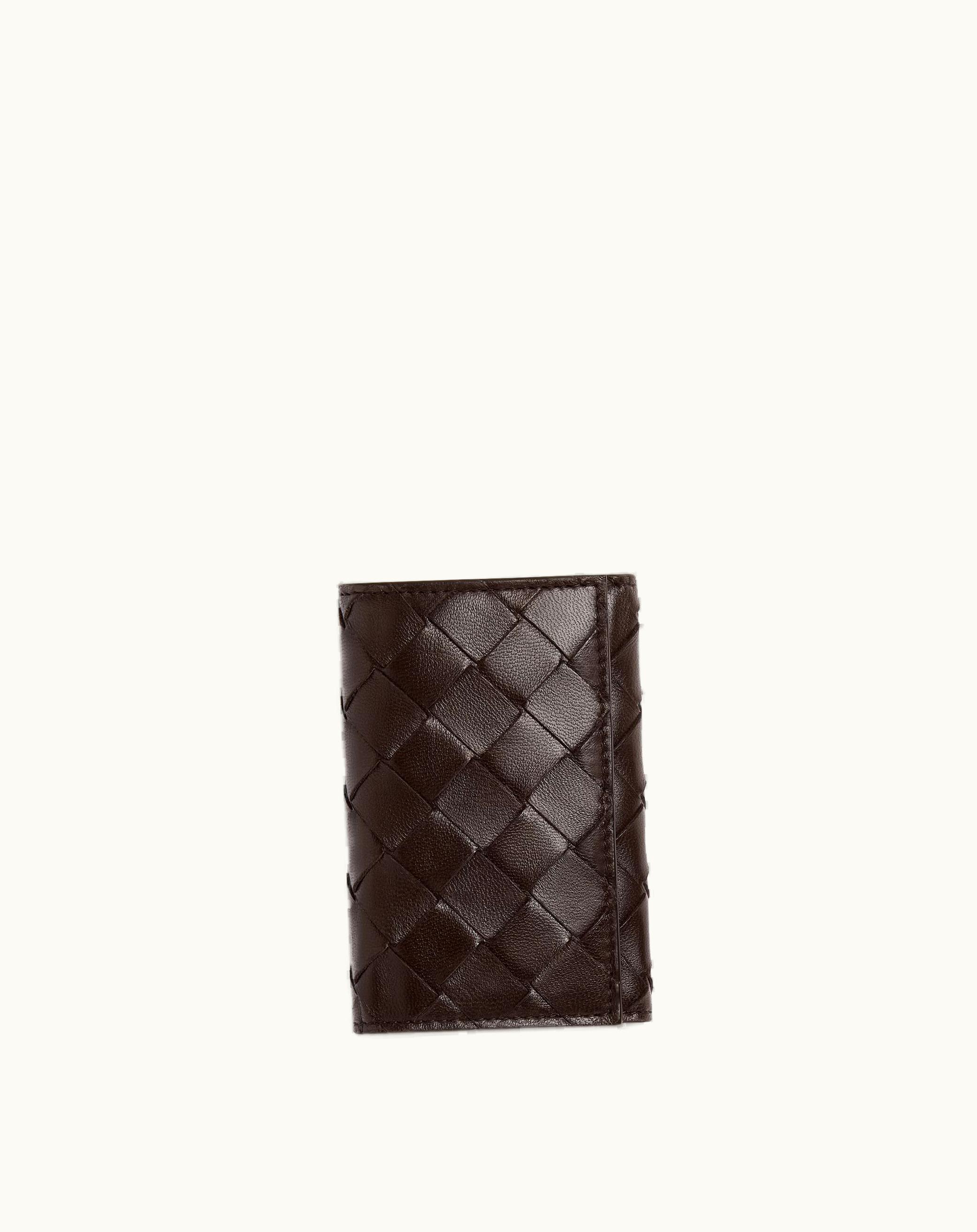 Bottega Veneta Bottega Veneta Women's Intrecciato Folded Key Case In Fondant