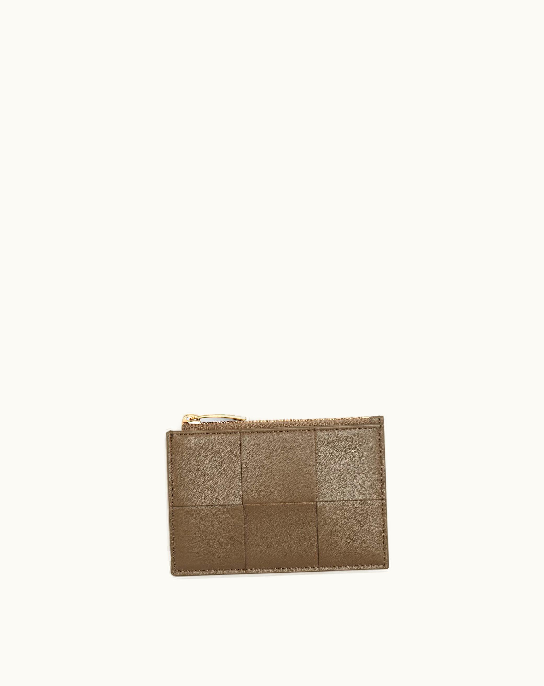 Bottega Veneta Bottega Veneta Women's Cassette Key Pouch In Taupe Grey
