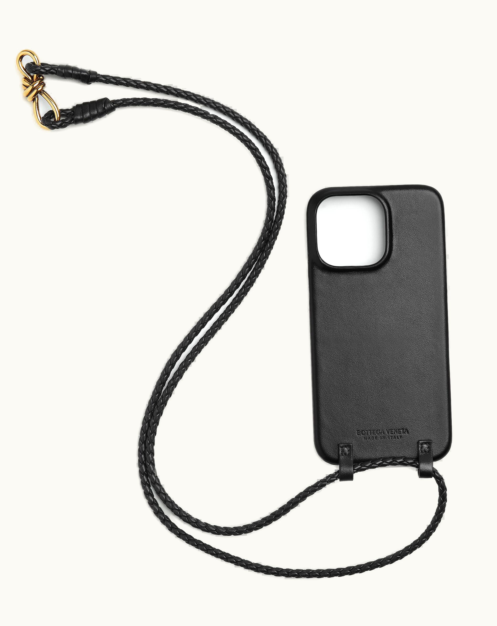 Bottega Veneta Bottega Veneta Women's Iphone 14 Pro Max Andiamo Case In Black