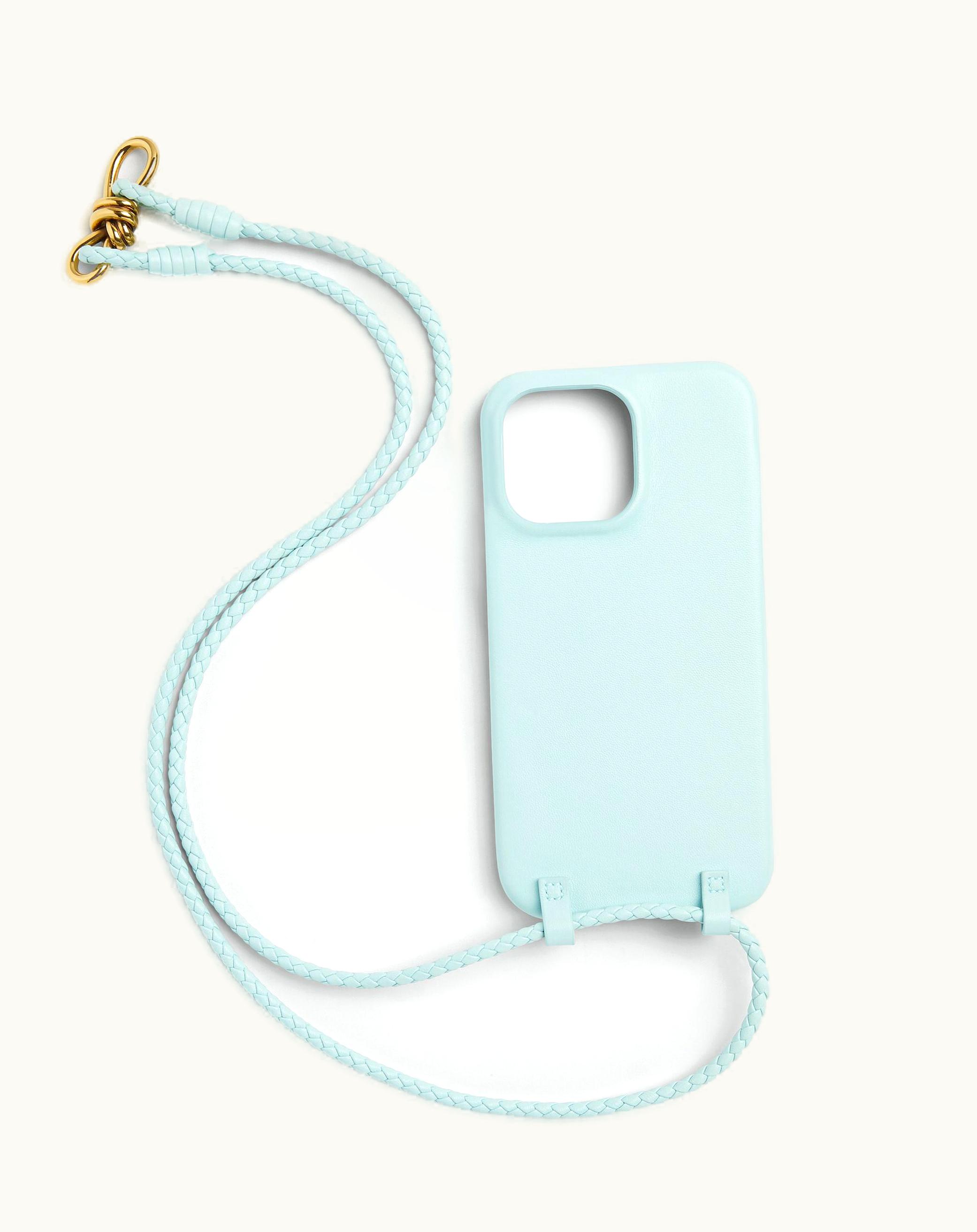 Bottega Veneta Bottega Veneta Women's Iphone 14 Pro Max Andiamo Case In Teal Washed