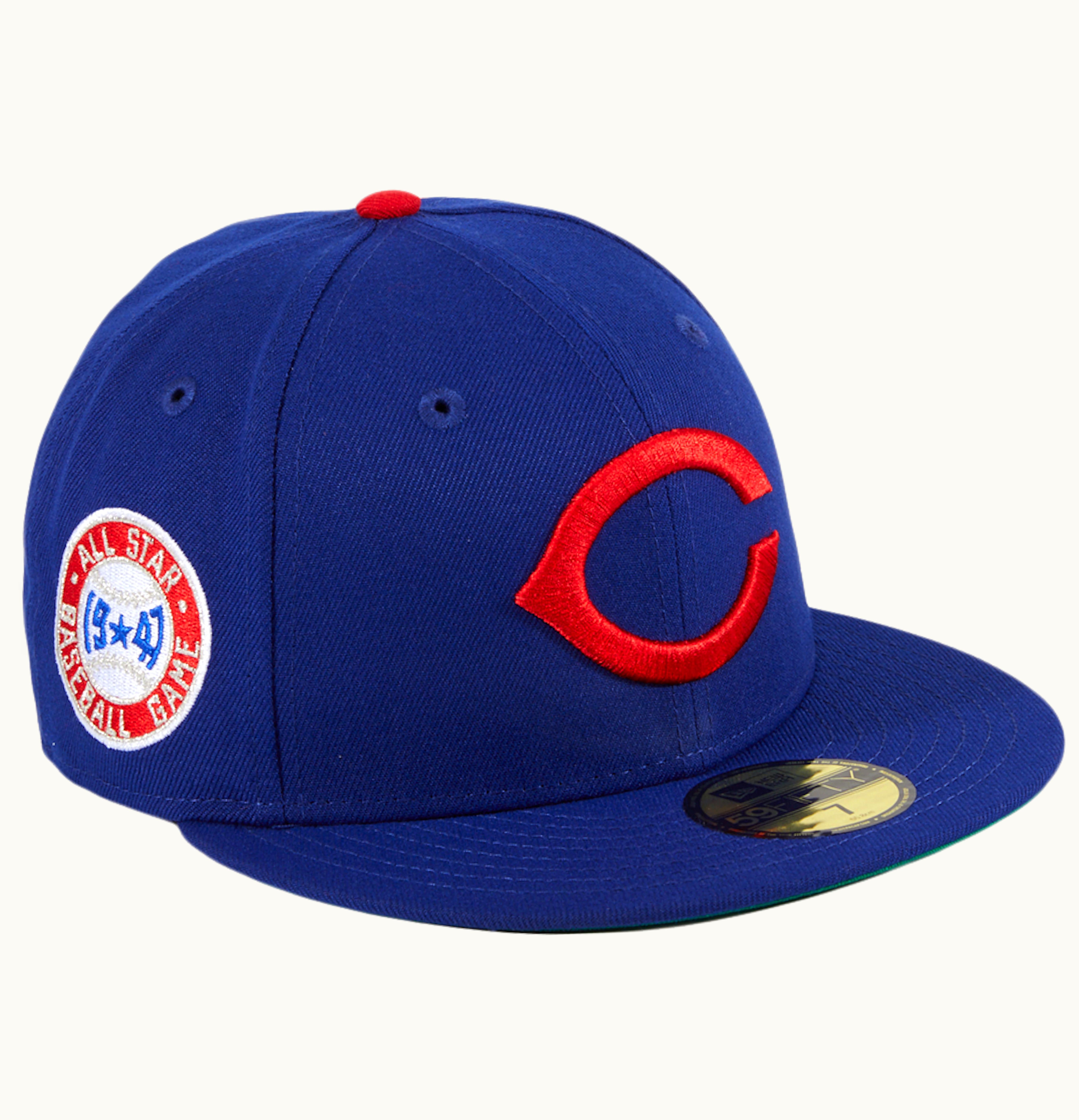 New Era New Era Chicago Cubs 1947 Patch 59Fifty Fitted Hat Royal Blue