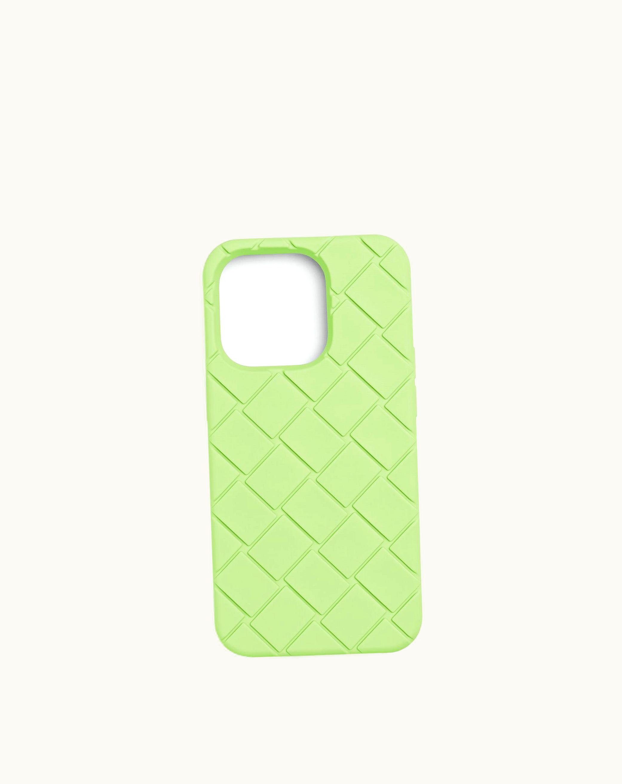 Bottega Veneta Bottega Veneta Men's Iphone 14 Pro Case In Fennel