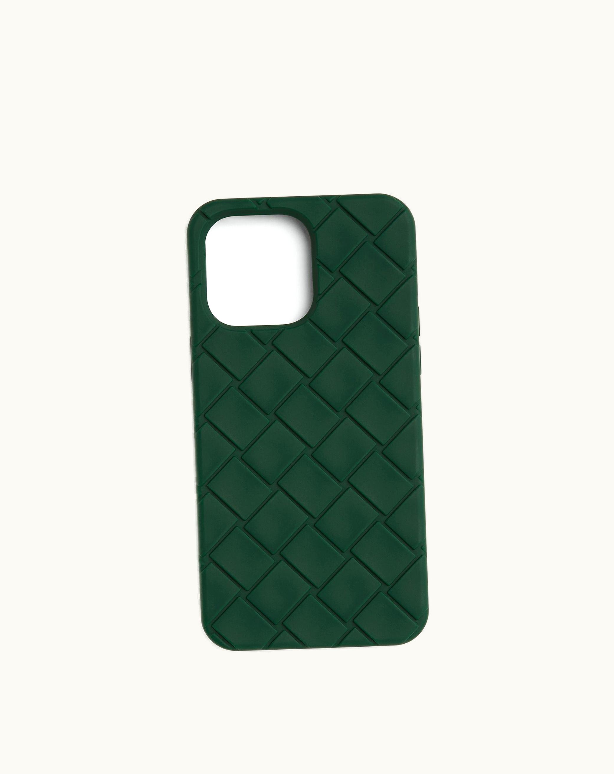 Bottega Veneta Bottega Veneta Men's Iphone 14 Pro Max Case In Emerald Green