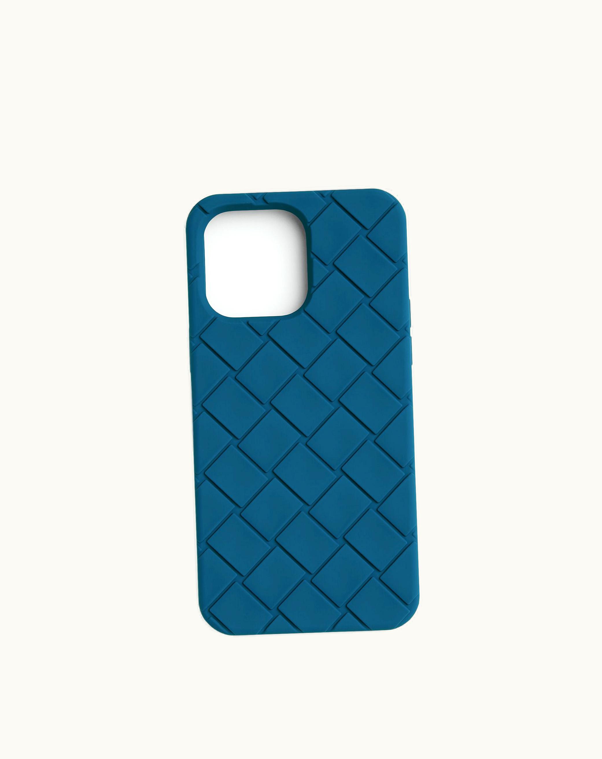 Bottega Veneta Bottega Veneta Men's Iphone 14 Pro Max Case In Deep Pacific