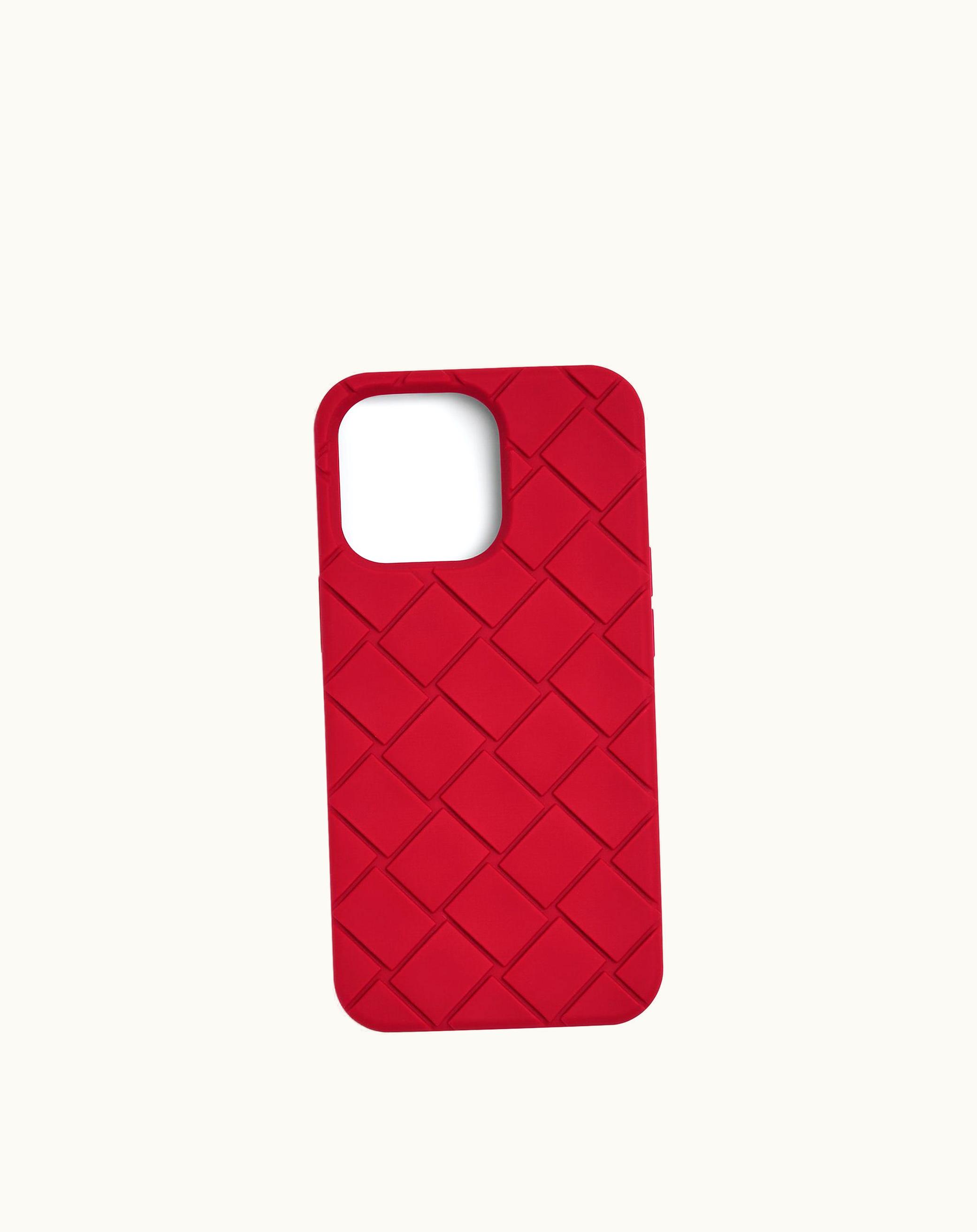 Bottega Veneta Bottega Veneta Men's Iphone 13 Pro Case In Apple Candy