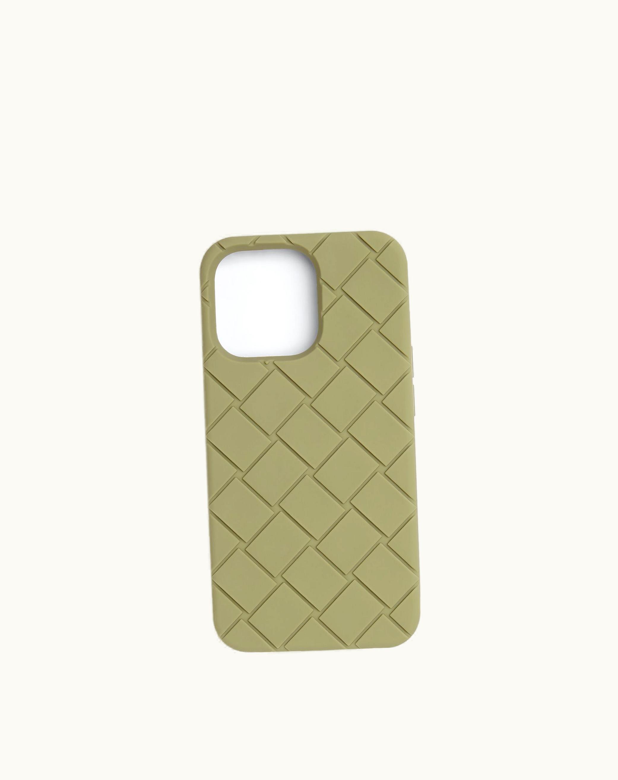 Bottega Veneta Bottega Veneta Men's Iphone 13 Pro Case In Travertine