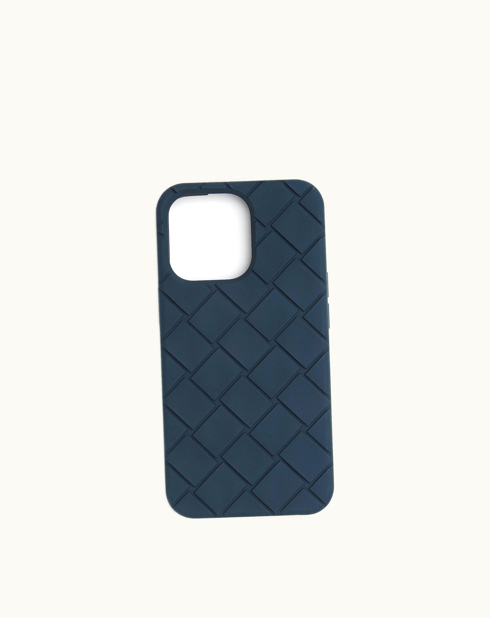 Bottega Veneta Bottega Veneta Men's Iphone 13 Pro Case In Deep Blue
