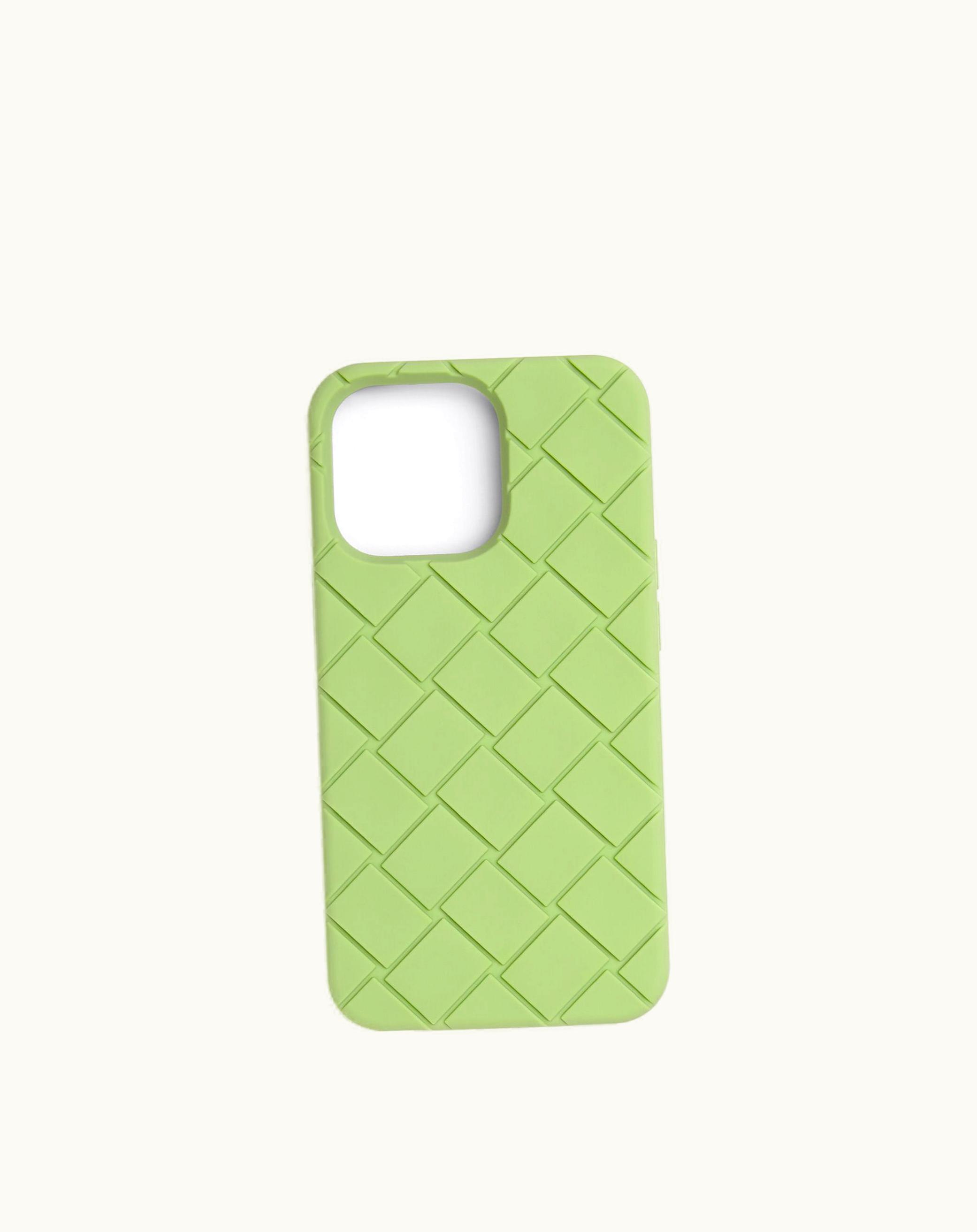 Bottega Veneta Bottega Veneta Men's Iphone 13 Pro Case In Pistachio