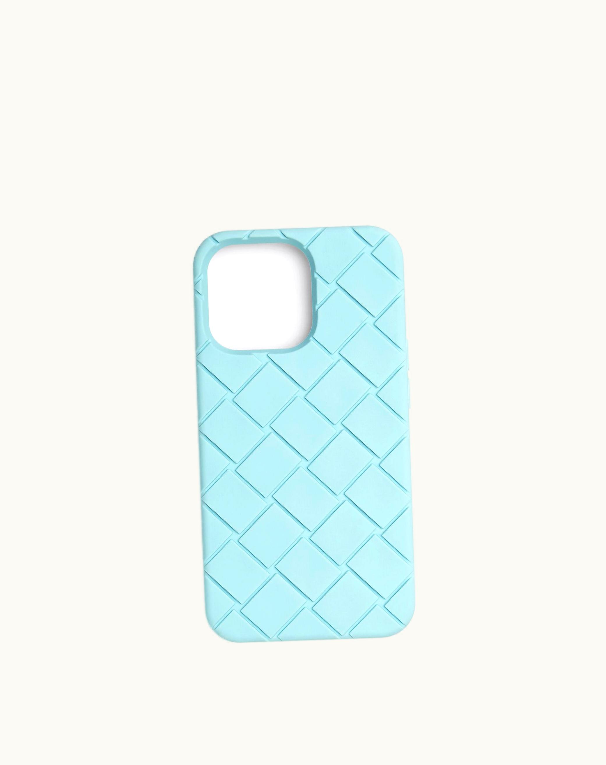 Bottega Veneta Bottega Veneta Men's Iphone 13 Pro Case In Pale Blue