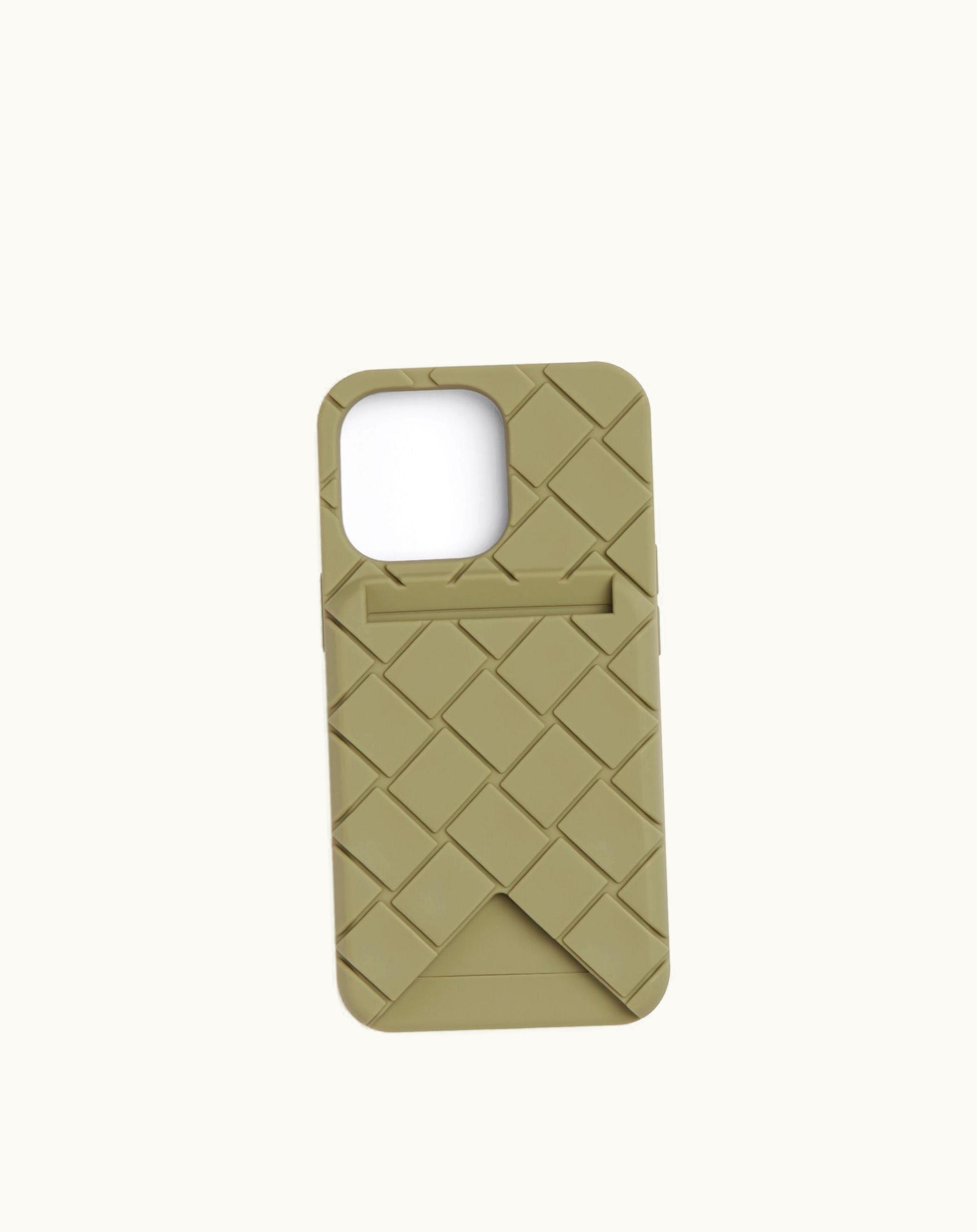 Bottega Veneta Bottega Veneta Men's Iphone 13 Pro Case In Travertine Travertine