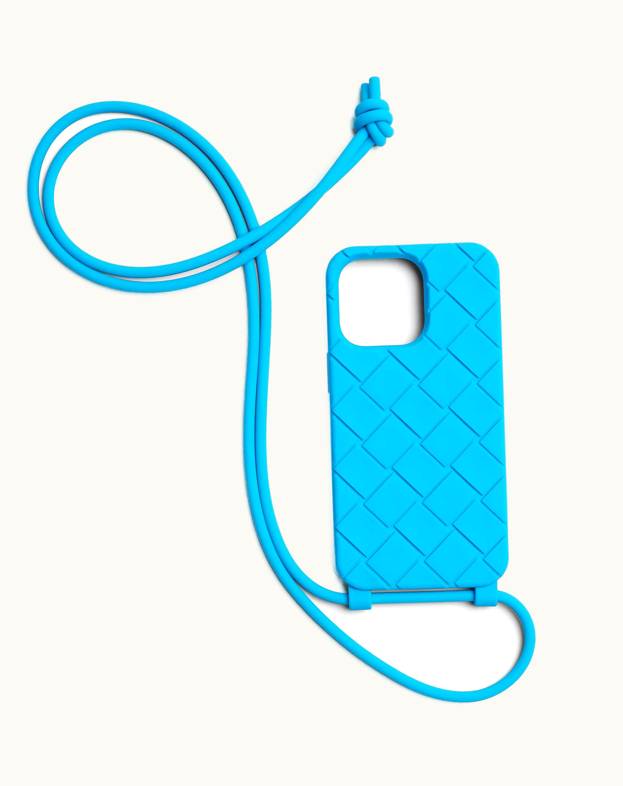 Bottega Veneta Bottega Veneta Men's Iphone 13 Pro Case On Strap In Pool