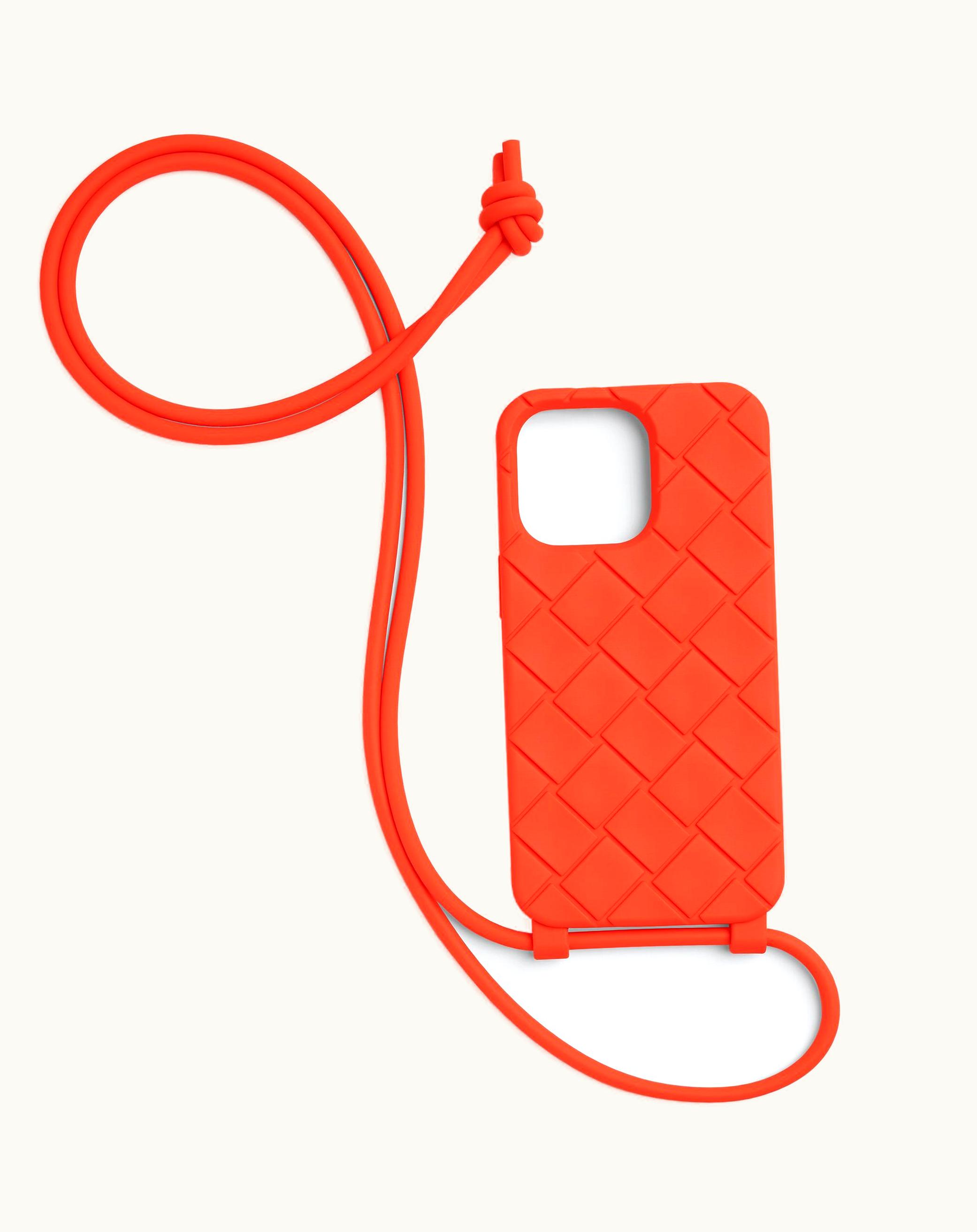 Bottega Veneta Bottega Veneta Men's Iphone 13 Pro Case On Strap In Sunburst