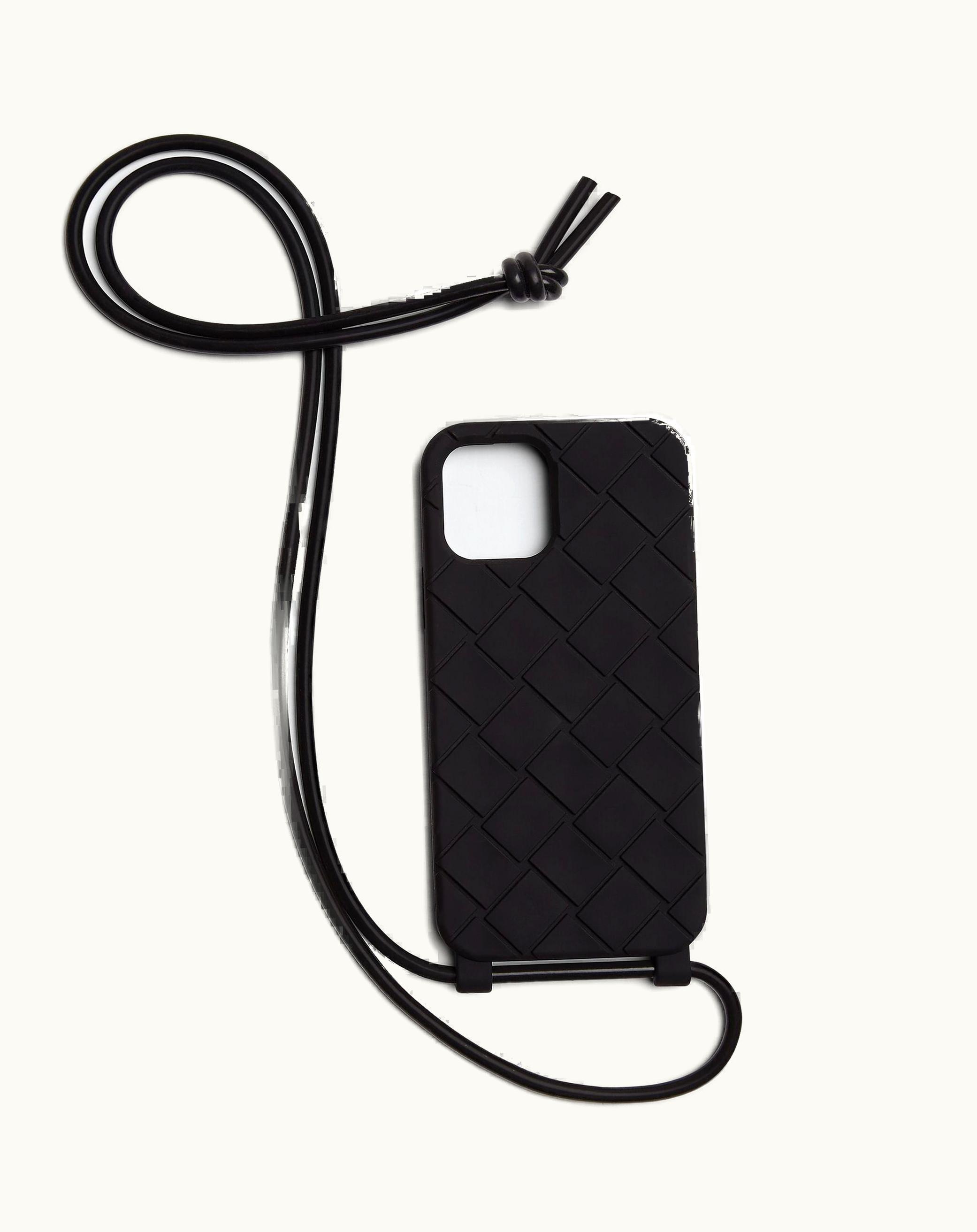 Bottega Veneta Bottega Veneta Iphone 13 Pro Case On Strap In Black