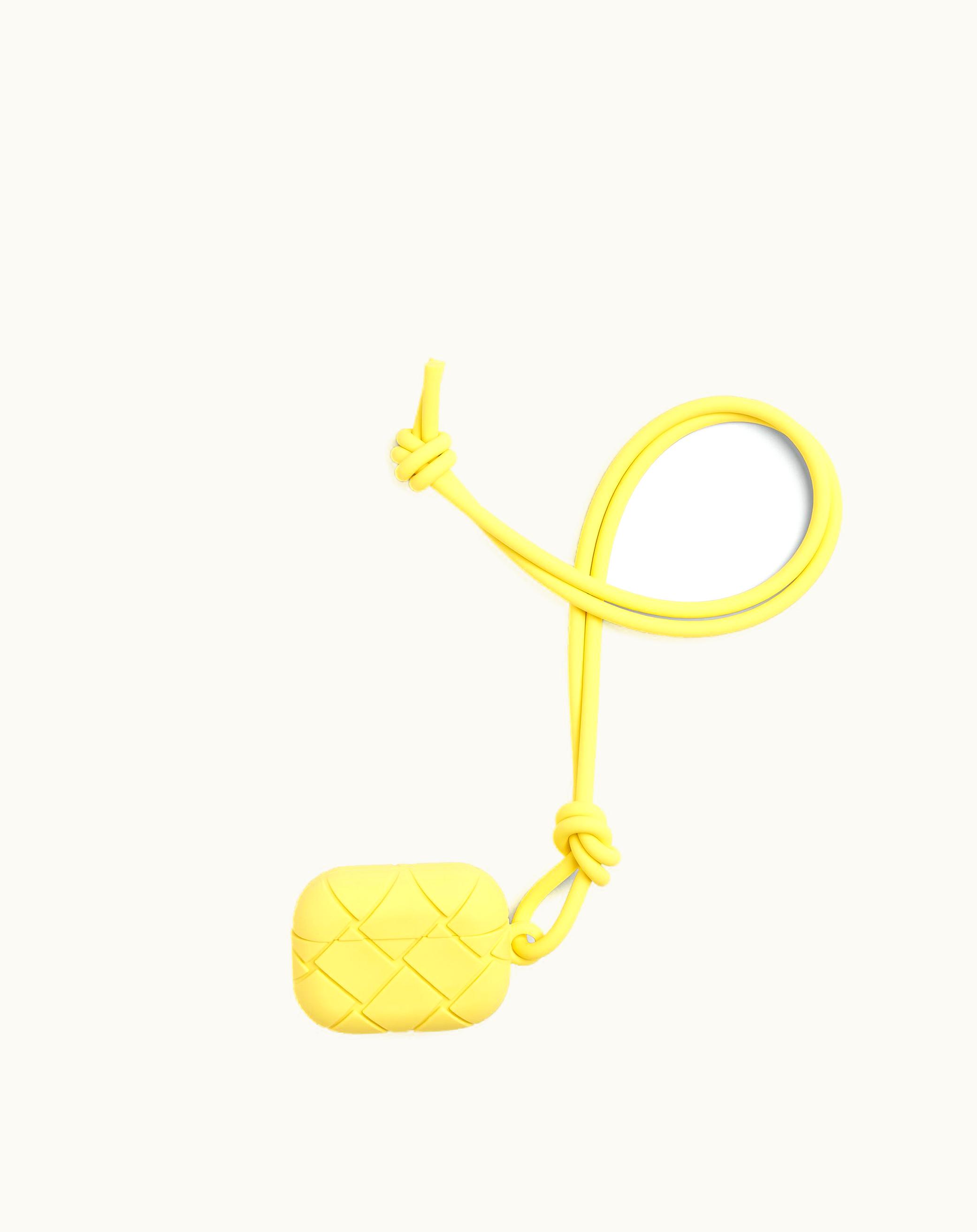 Bottega Veneta Bottega Veneta Men's Airpods Pro Case In Sherbert