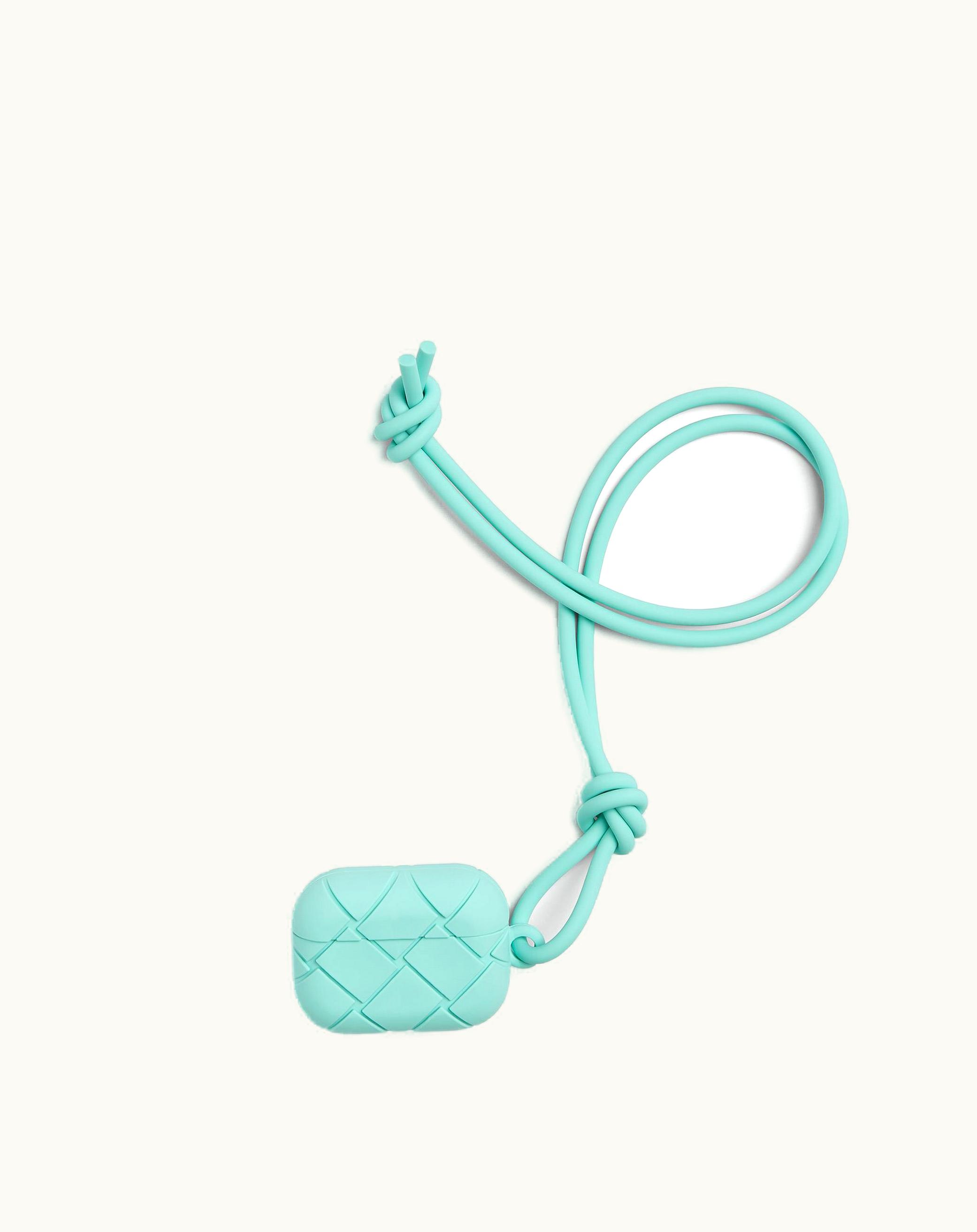 Bottega Veneta Bottega Veneta Men's Airpods Pro Case In Celadon