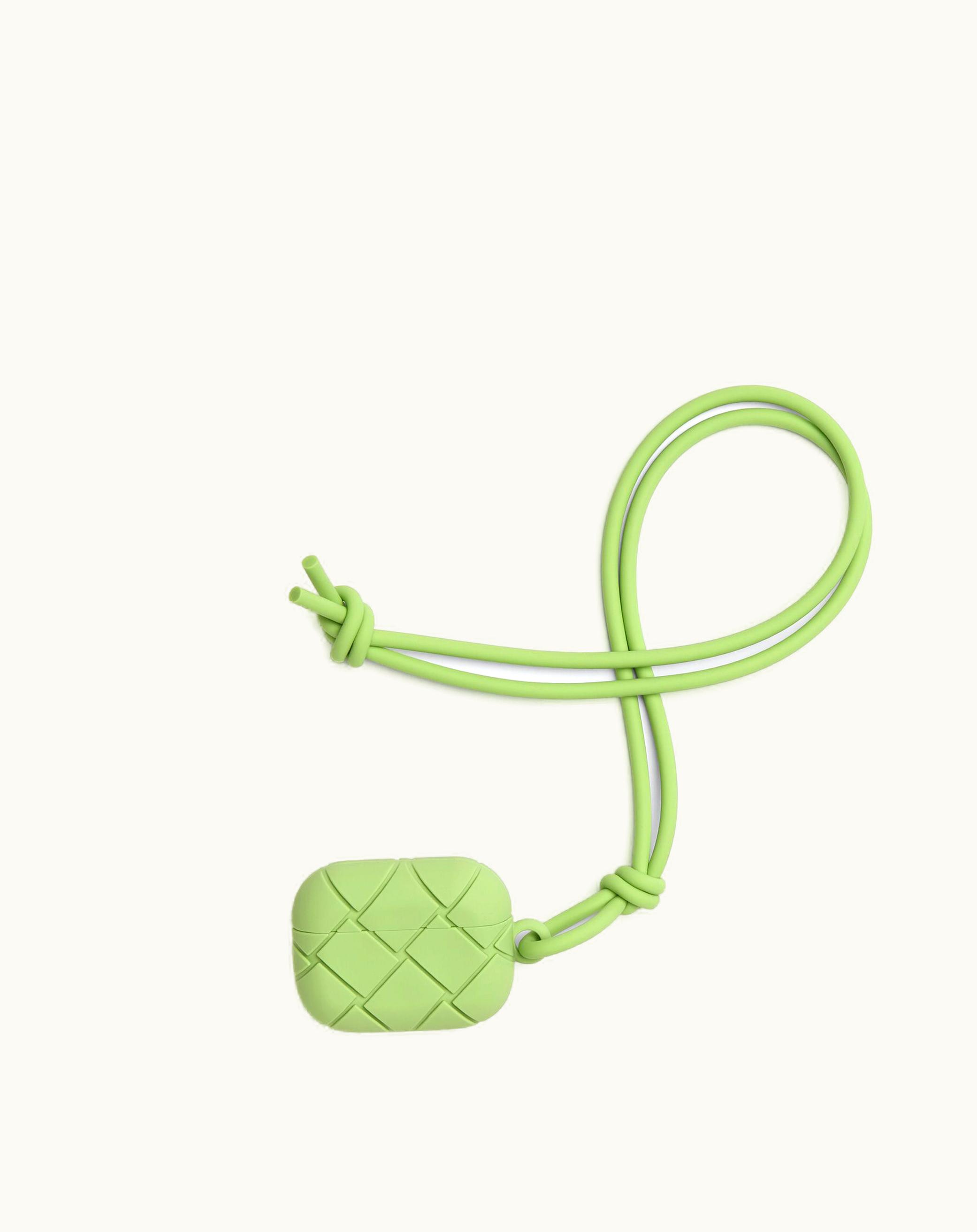 Bottega Veneta Bottega Veneta Men's Airpods Pro Case In Pistachio