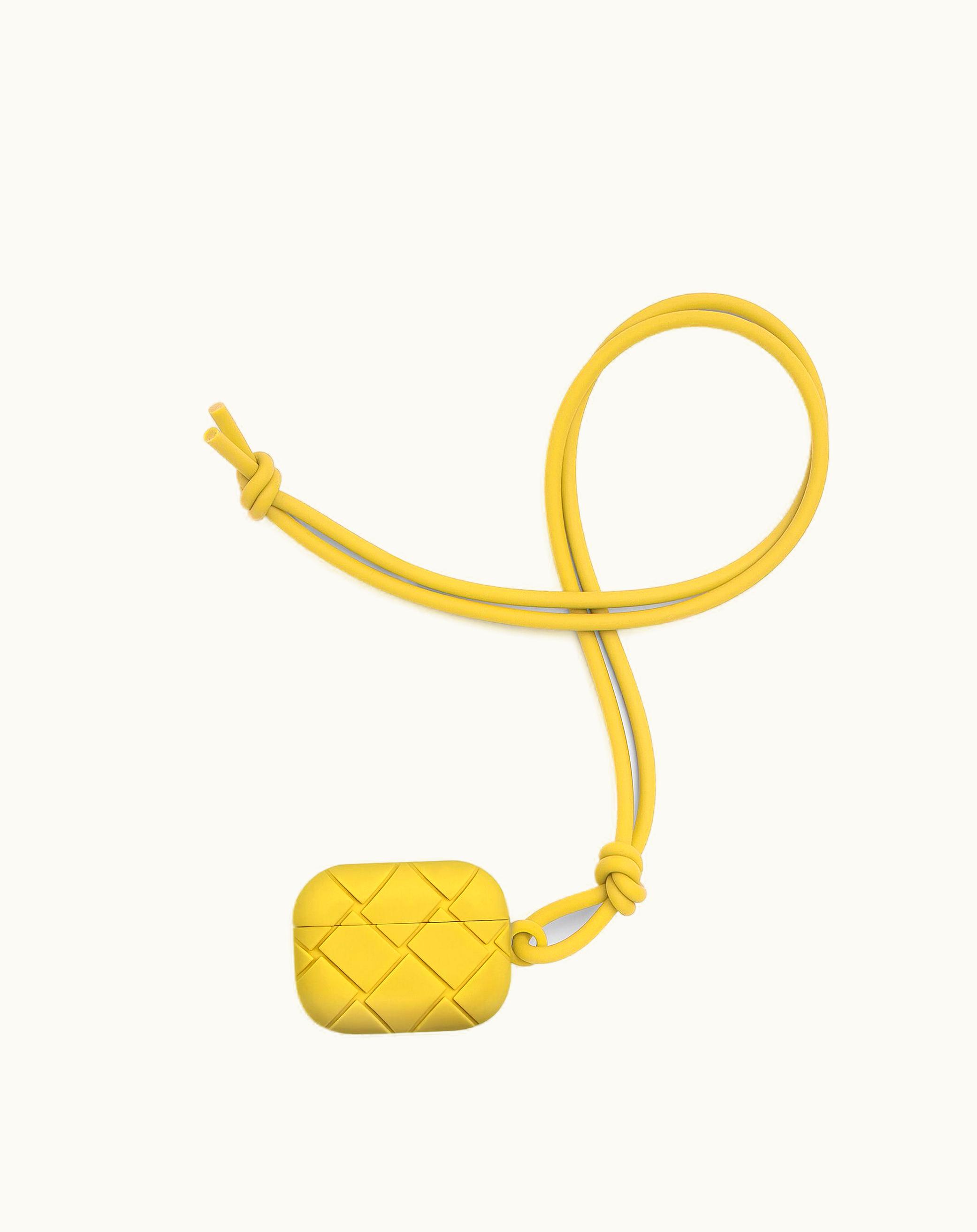 Bottega Veneta Bottega Veneta Men's Airpods Pro Case In Mirabelle
