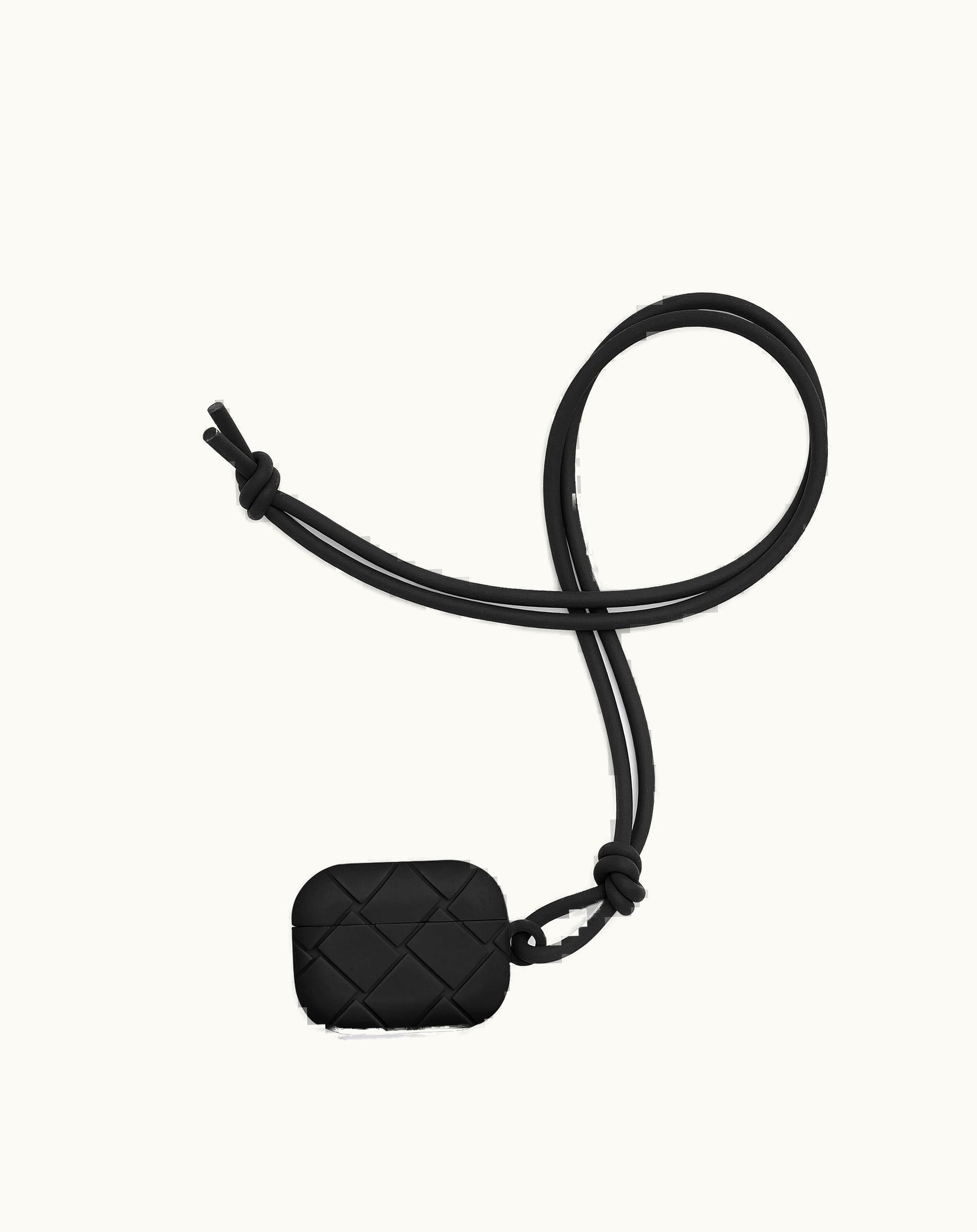 Bottega Veneta Bottega Veneta Men's Airpods Pro Case In Black
