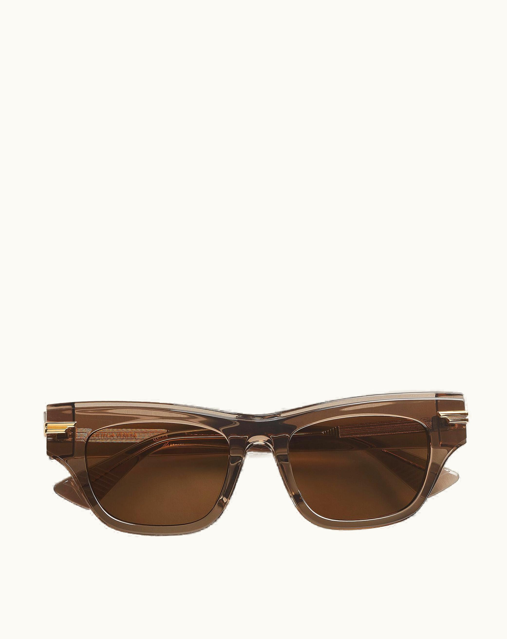 Bottega Veneta Bottega Veneta Women's Mitre Square Sunglasses In Brown