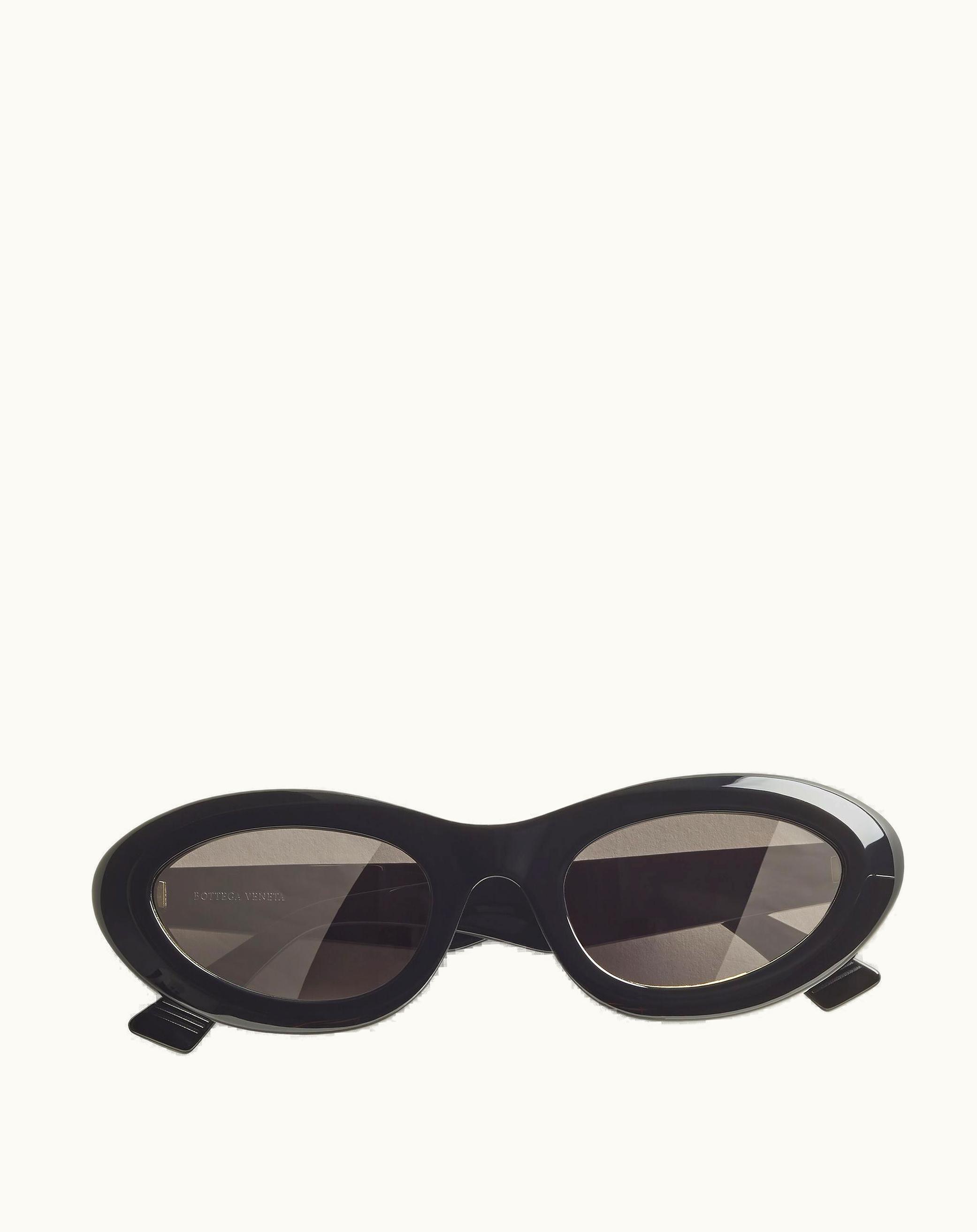 Bottega Veneta Bottega Veneta Bombe Round Sunglasses In Black / Grey