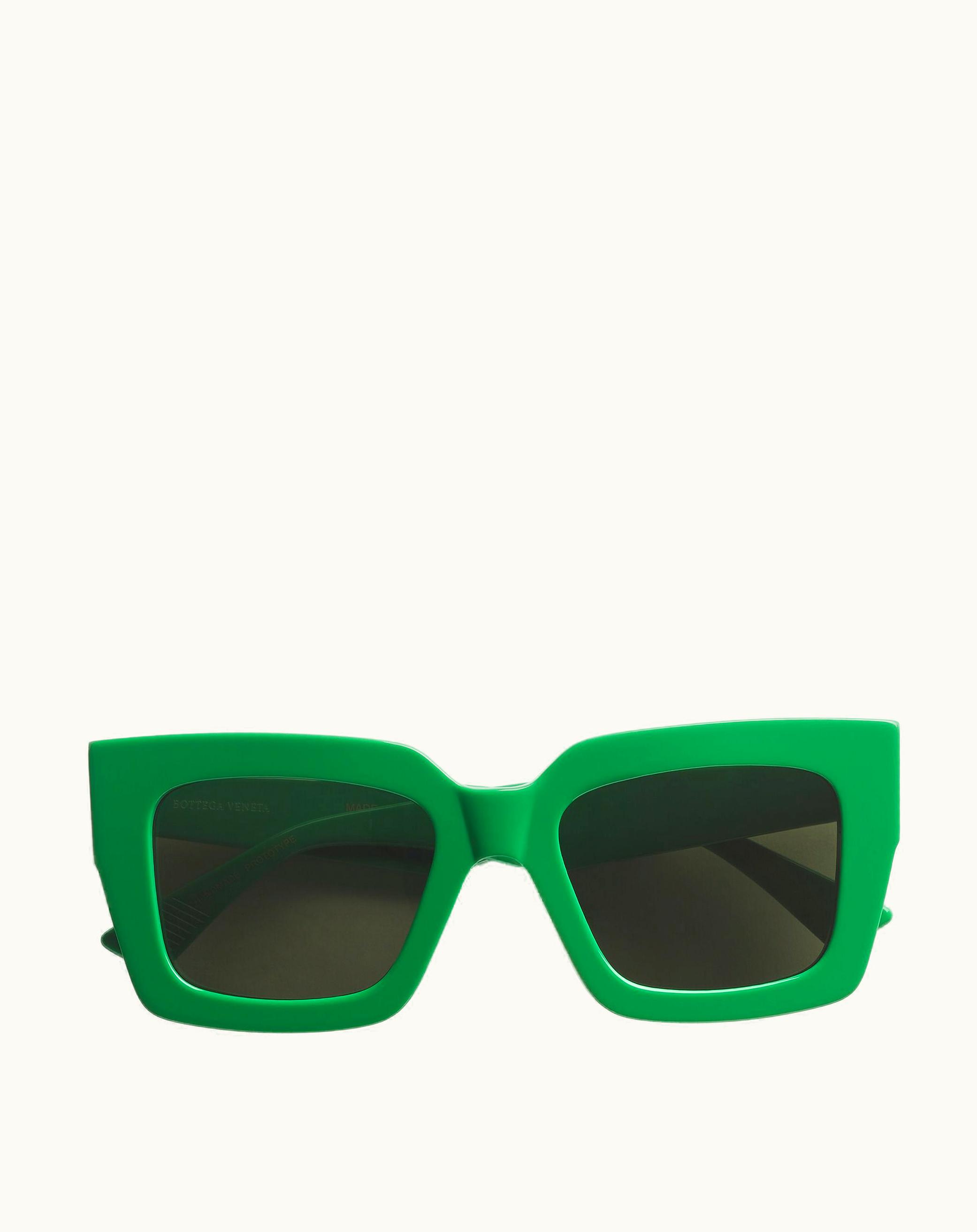 Bottega Veneta Bottega Veneta Women's Classic Square Sunglasses In Green / Green