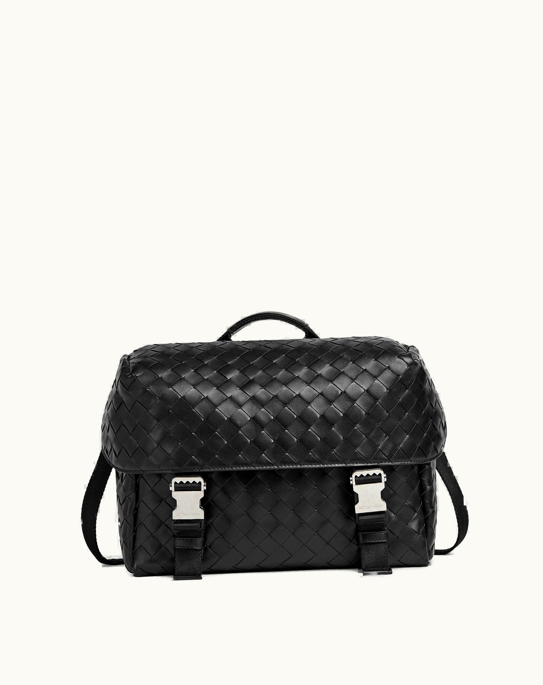 Bottega Veneta Bottega Veneta Men's Postino Bag In Black Black