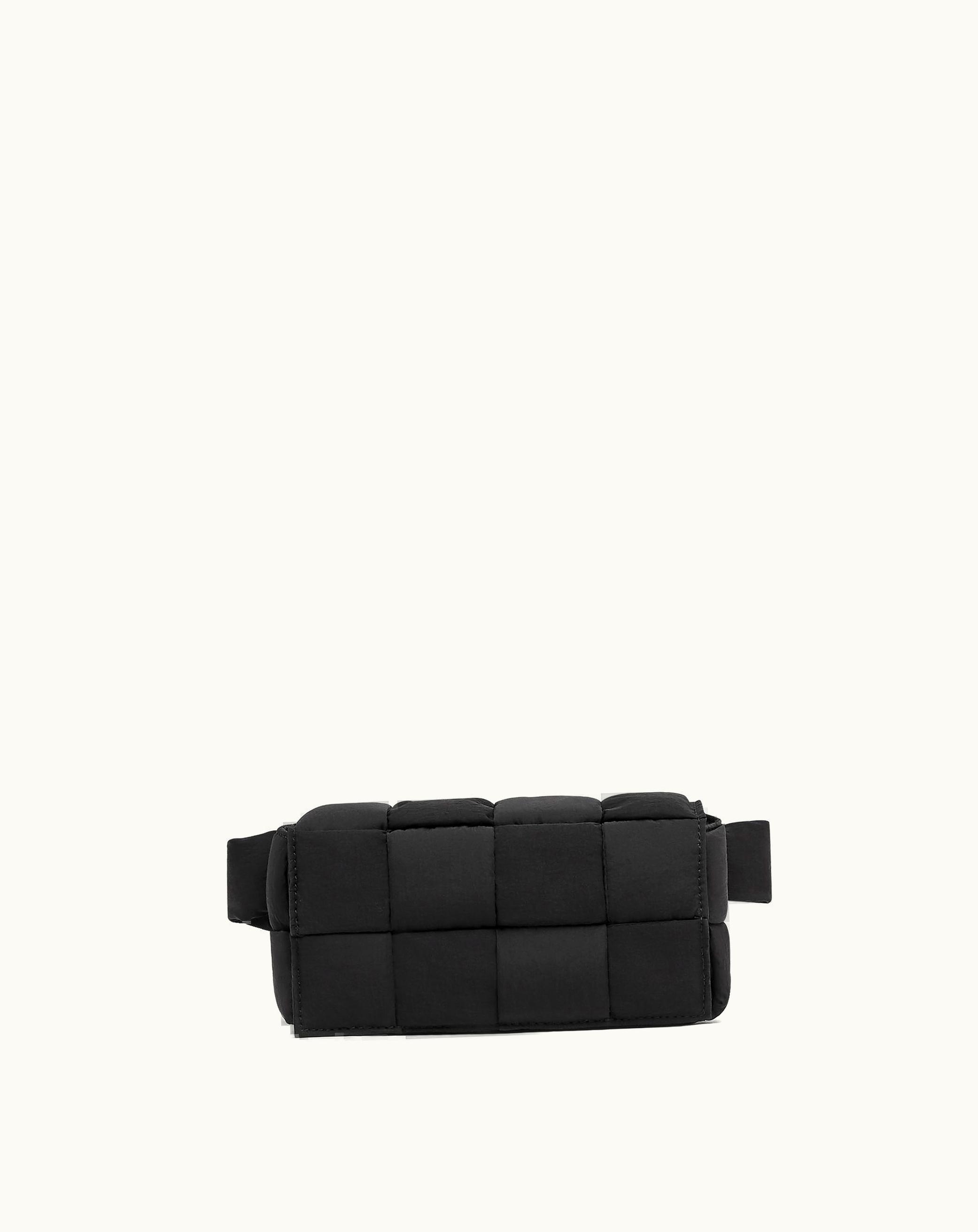 Bottega Veneta Bottega Veneta Padded Tech Cassette Belt Bag In Black