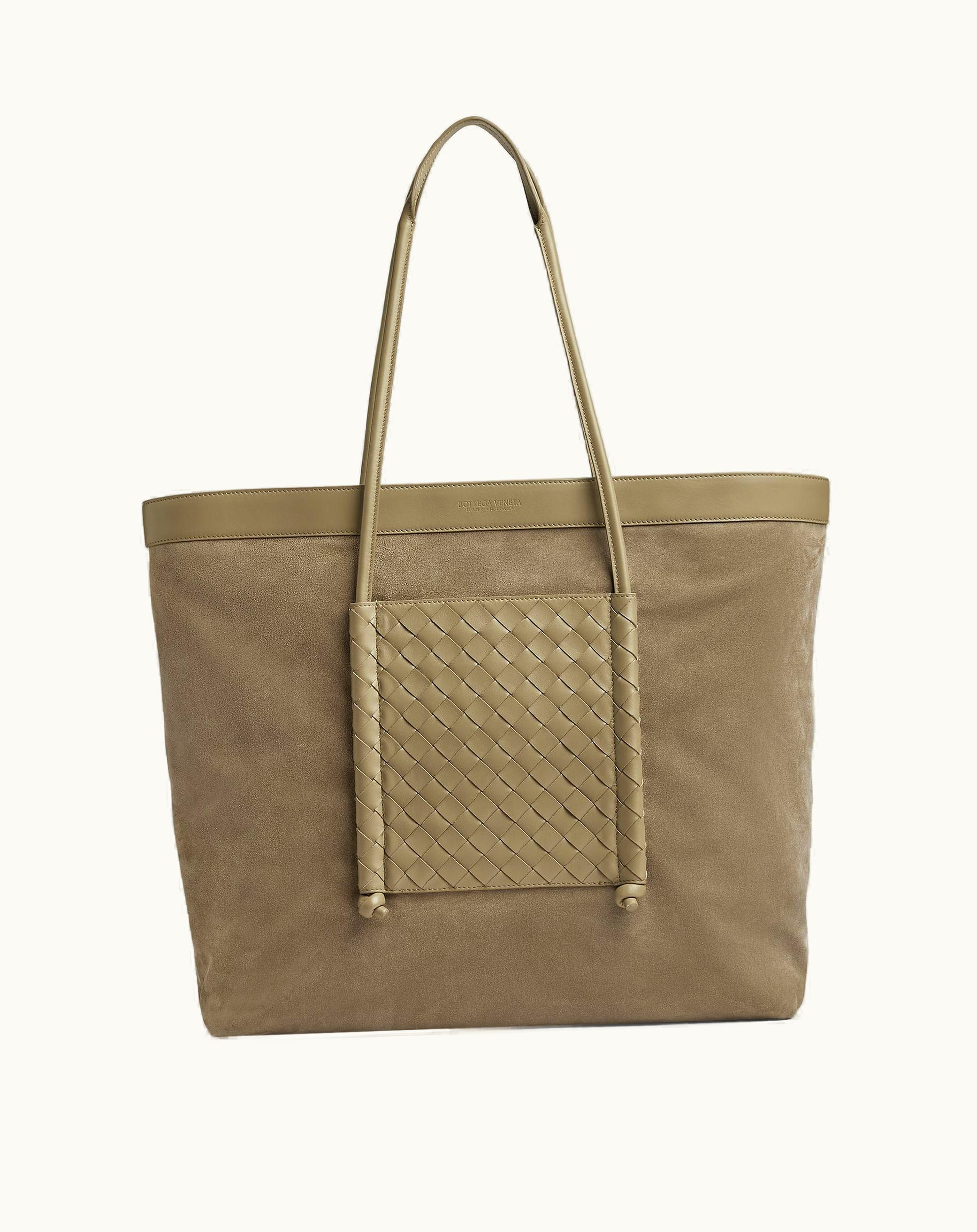 Bottega Veneta Bottega Veneta Men's Portello Tote In Taupe / Travertine
