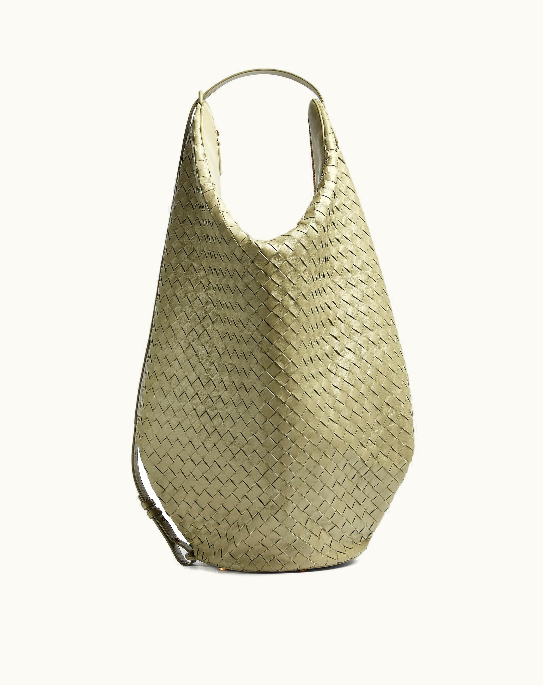 Bottega Veneta Bottega Veneta Men's Large Hop Bag In Travertine