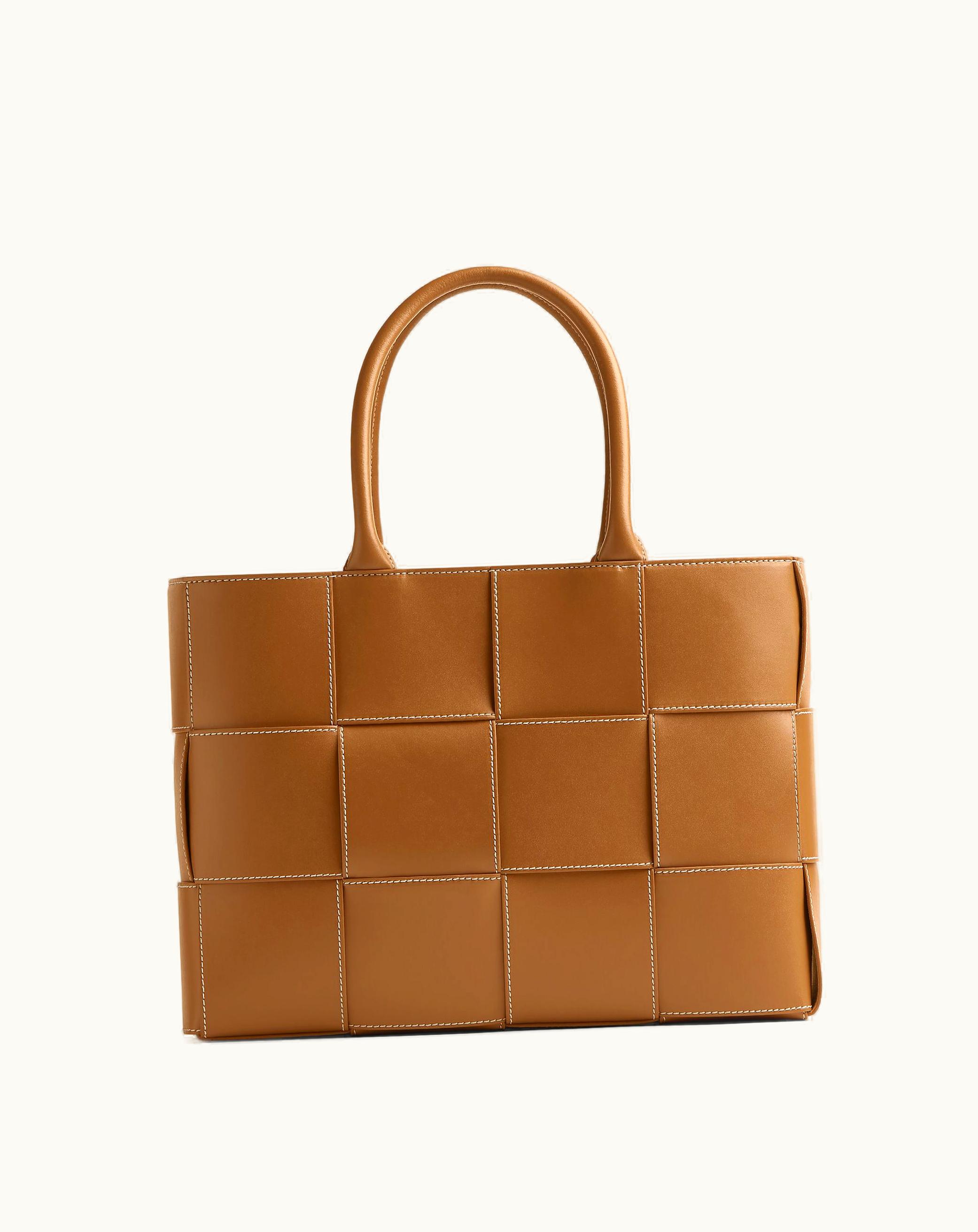 Bottega Veneta Bottega Veneta Men's Medium Arco Tote Bag In Wood / Natural