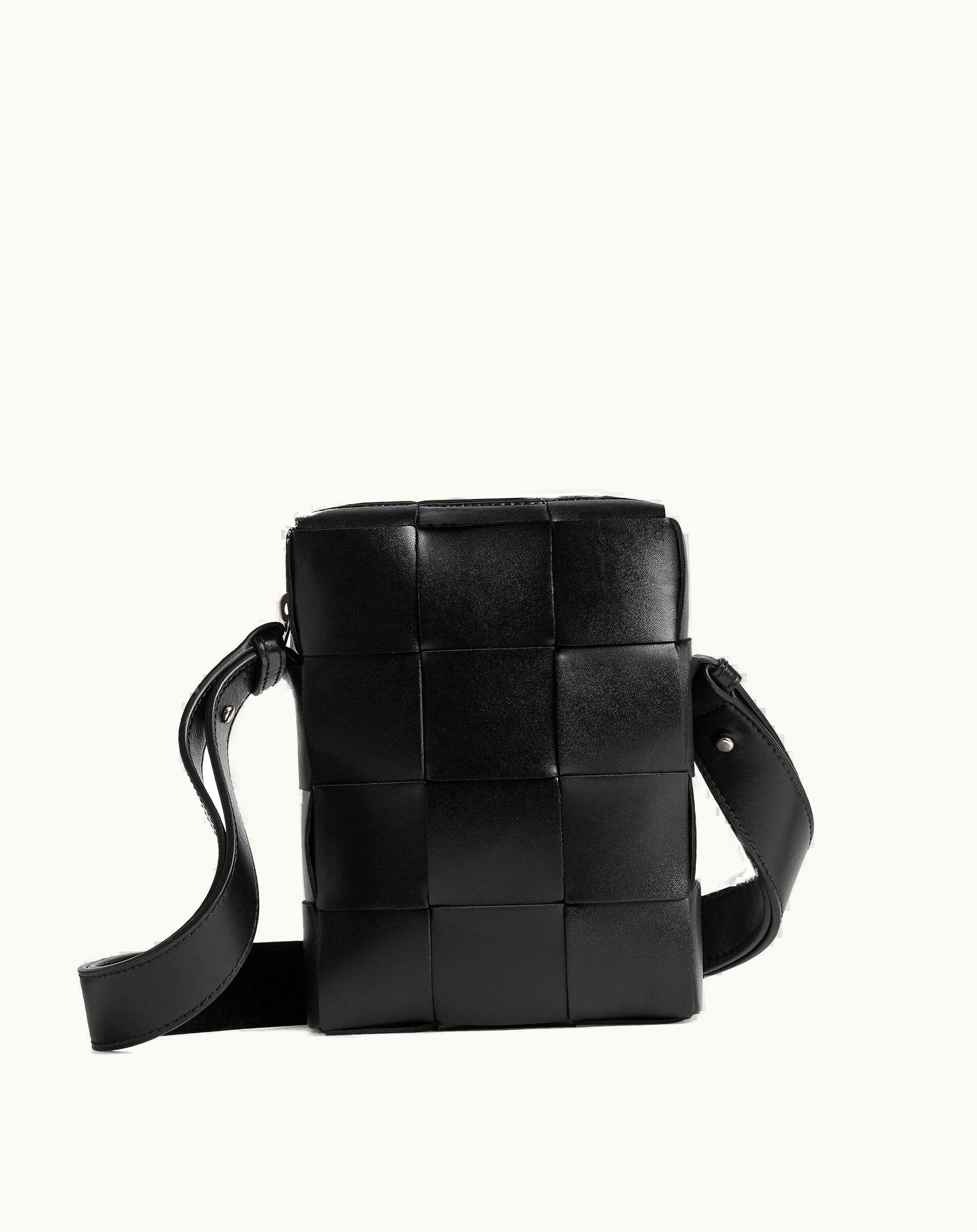 Bottega Veneta Bottega Veneta Men's Mini Cassette Cross-Body Bag In Black