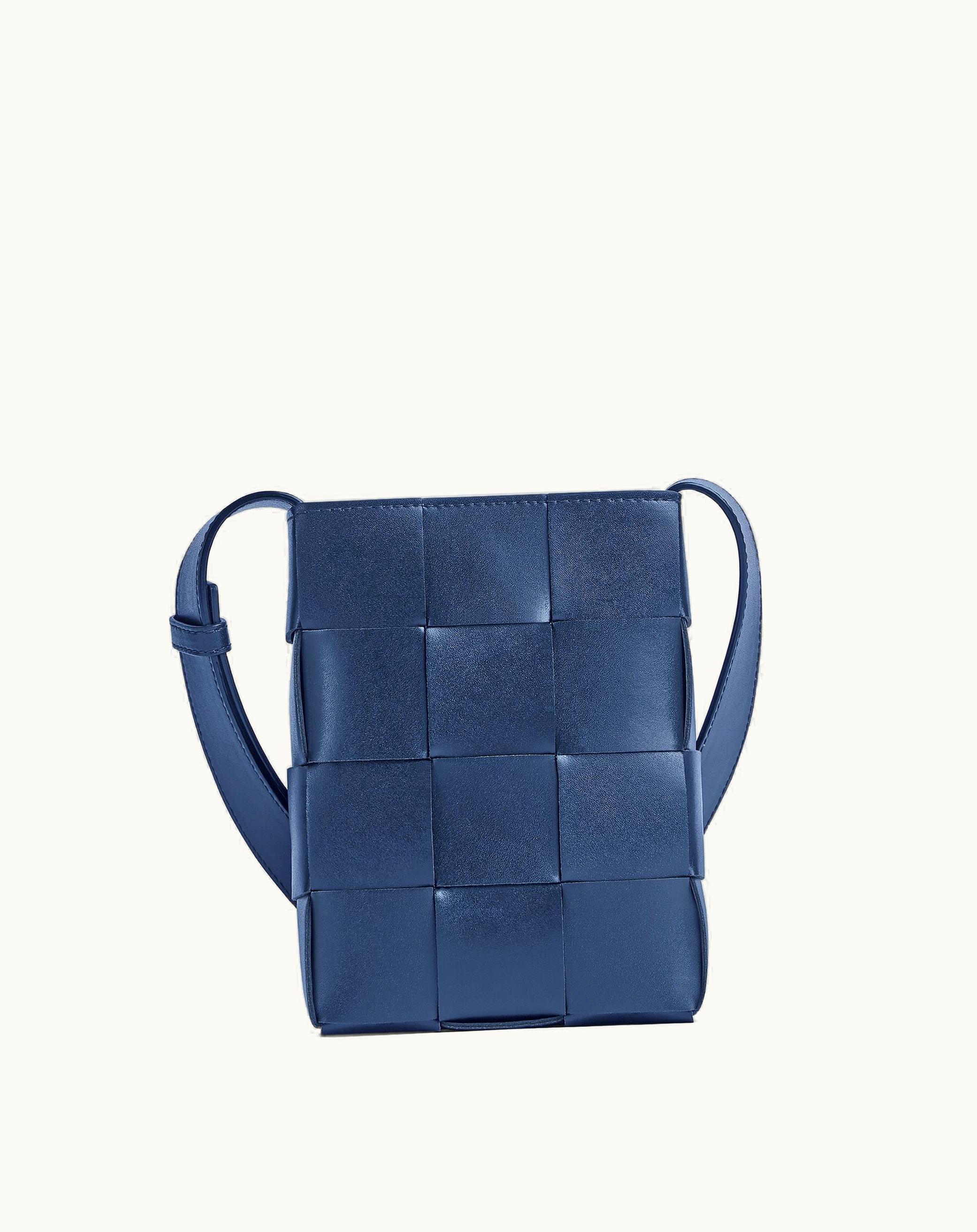 Bottega Veneta Bottega Veneta Men's Mini Cassette Cross-Body Bag In Cruise