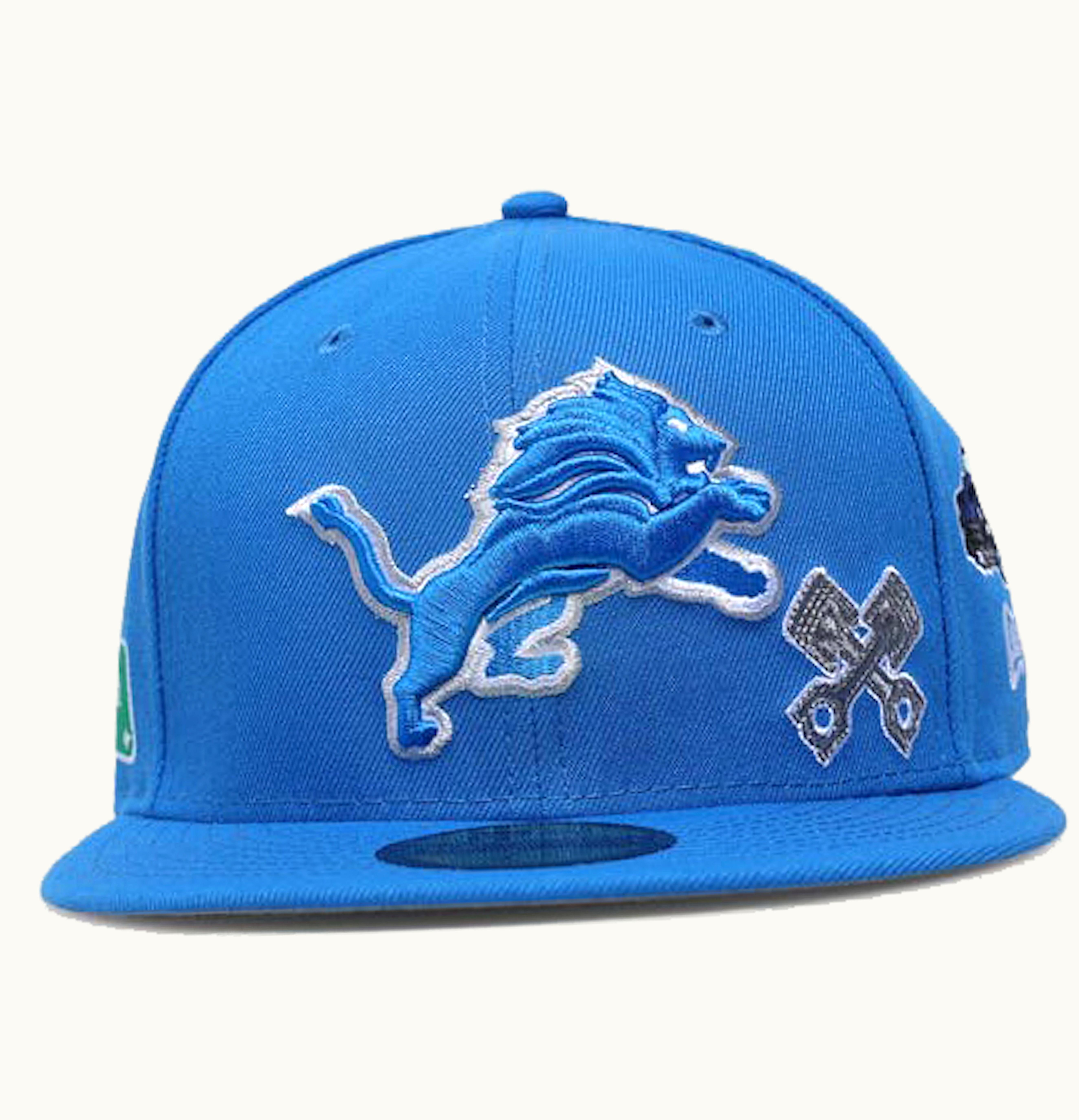 New Era New Era Detroit Lions City Transit 59Fifty Fitted Hat Blue